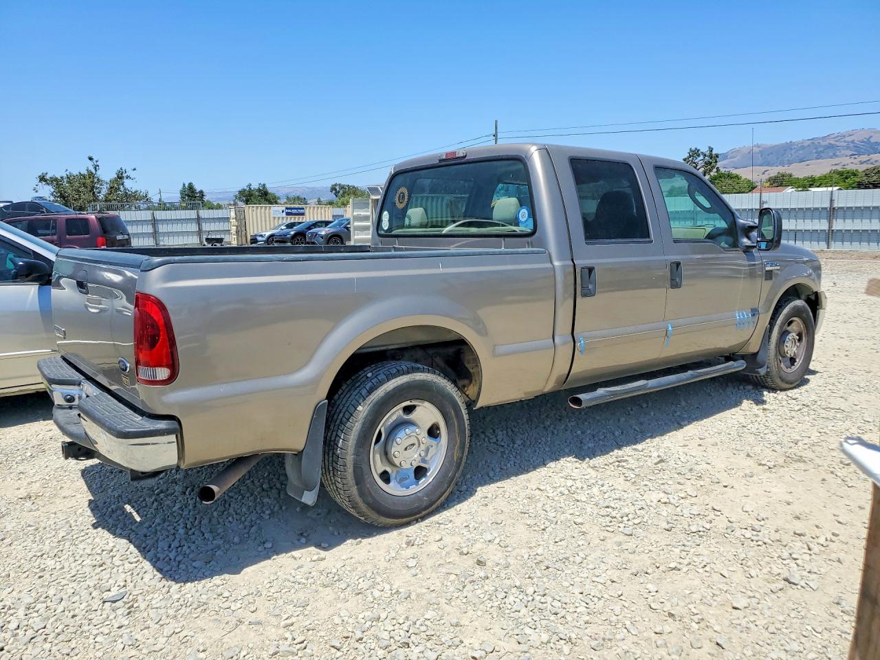 2006 Ford F250 Super Duty Tan vin: 1FTSW20556EC85286