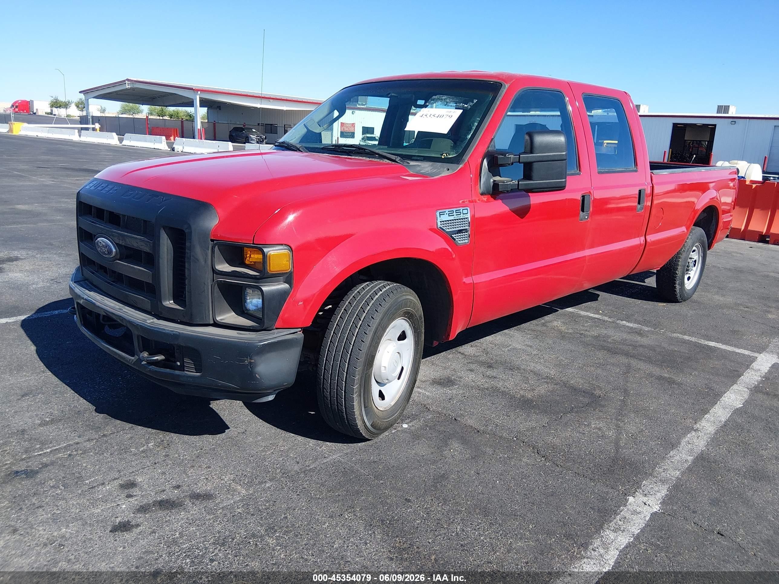 2008 Ford F-250 King Ranch/lariat/xl/xlt Red vin: 1FTSW20598EC21237