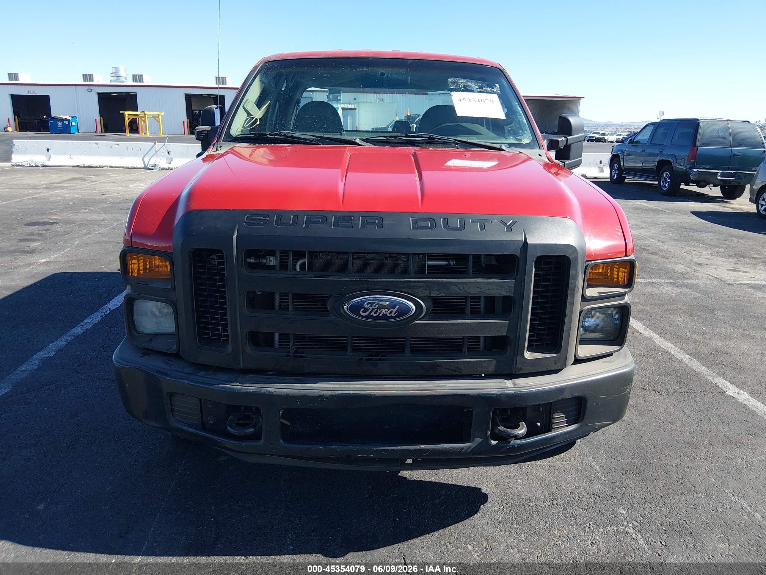 2008 Ford F-250 King Ranch/lariat/xl/xlt Red vin: 1FTSW20598EC21237