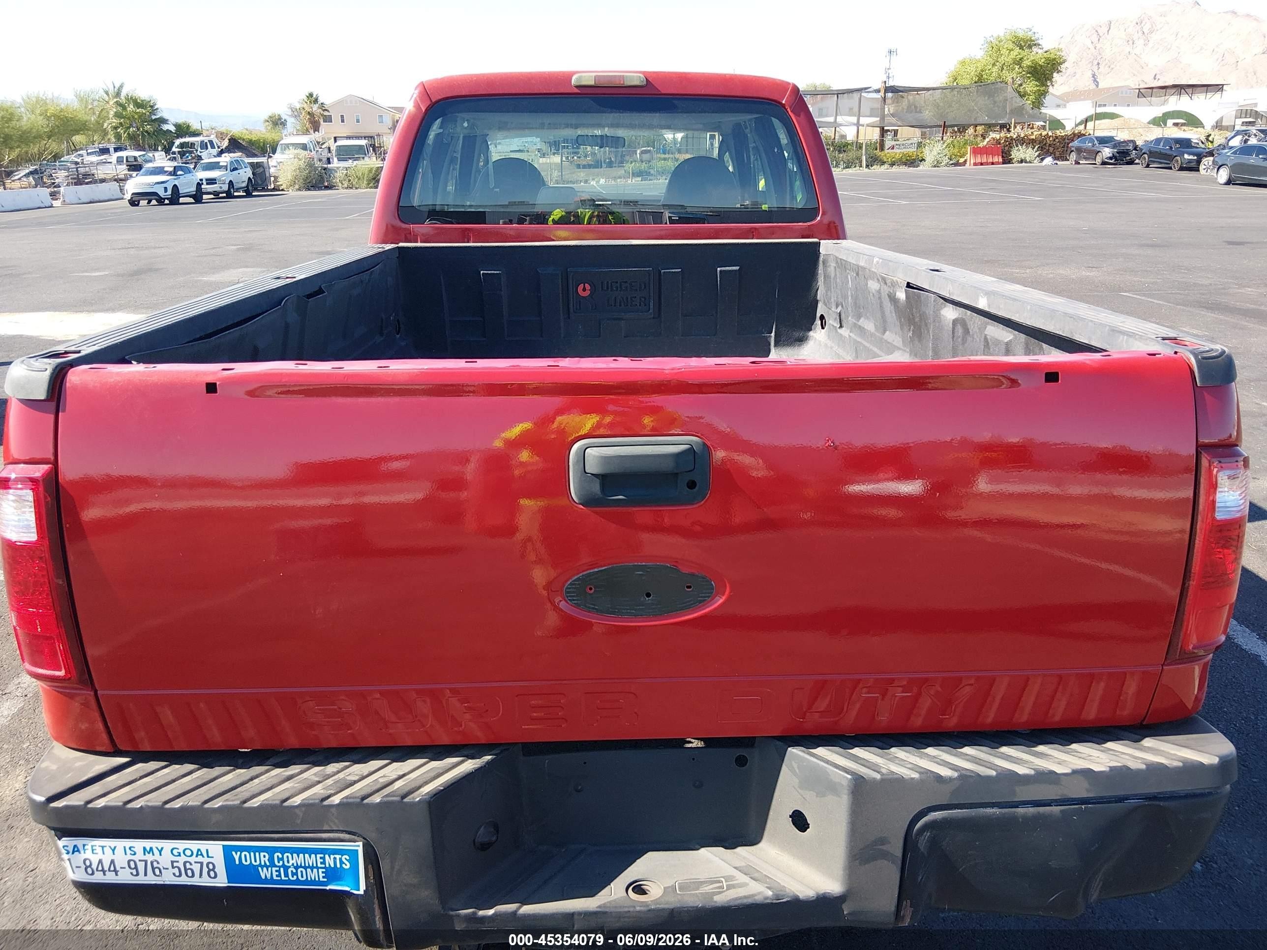 2008 Ford F-250 King Ranch/lariat/xl/xlt Red vin: 1FTSW20598EC21237