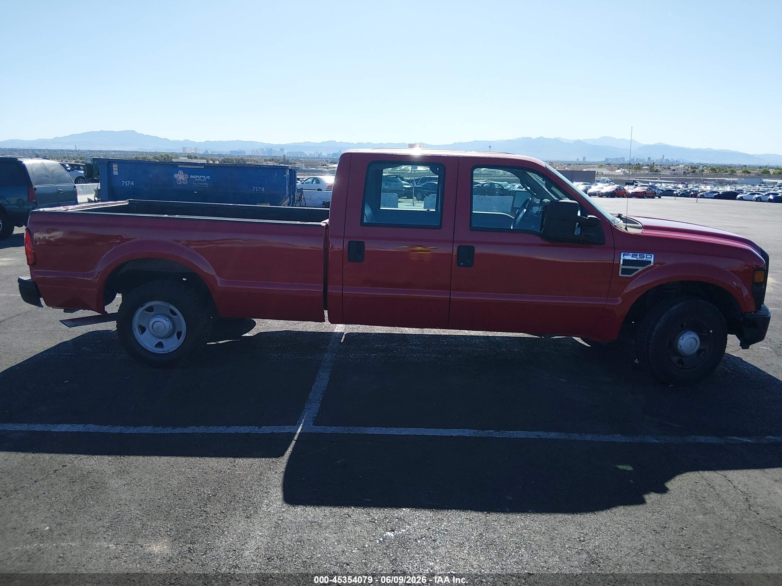 2008 Ford F-250 King Ranch/lariat/xl/xlt Red vin: 1FTSW20598EC21237