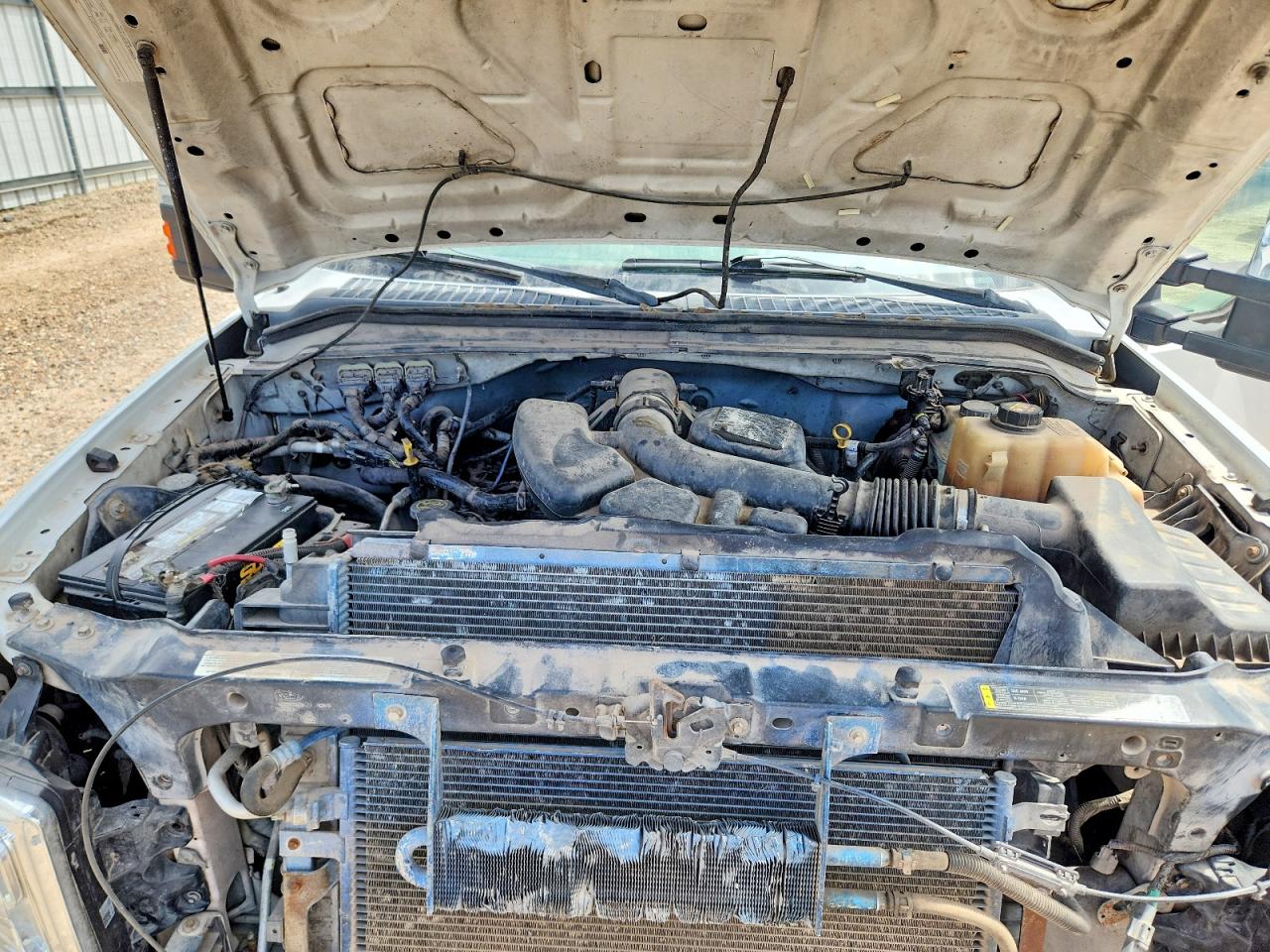2008 Ford F250 Super Duty White vin: 1FTSW205X8EE51997