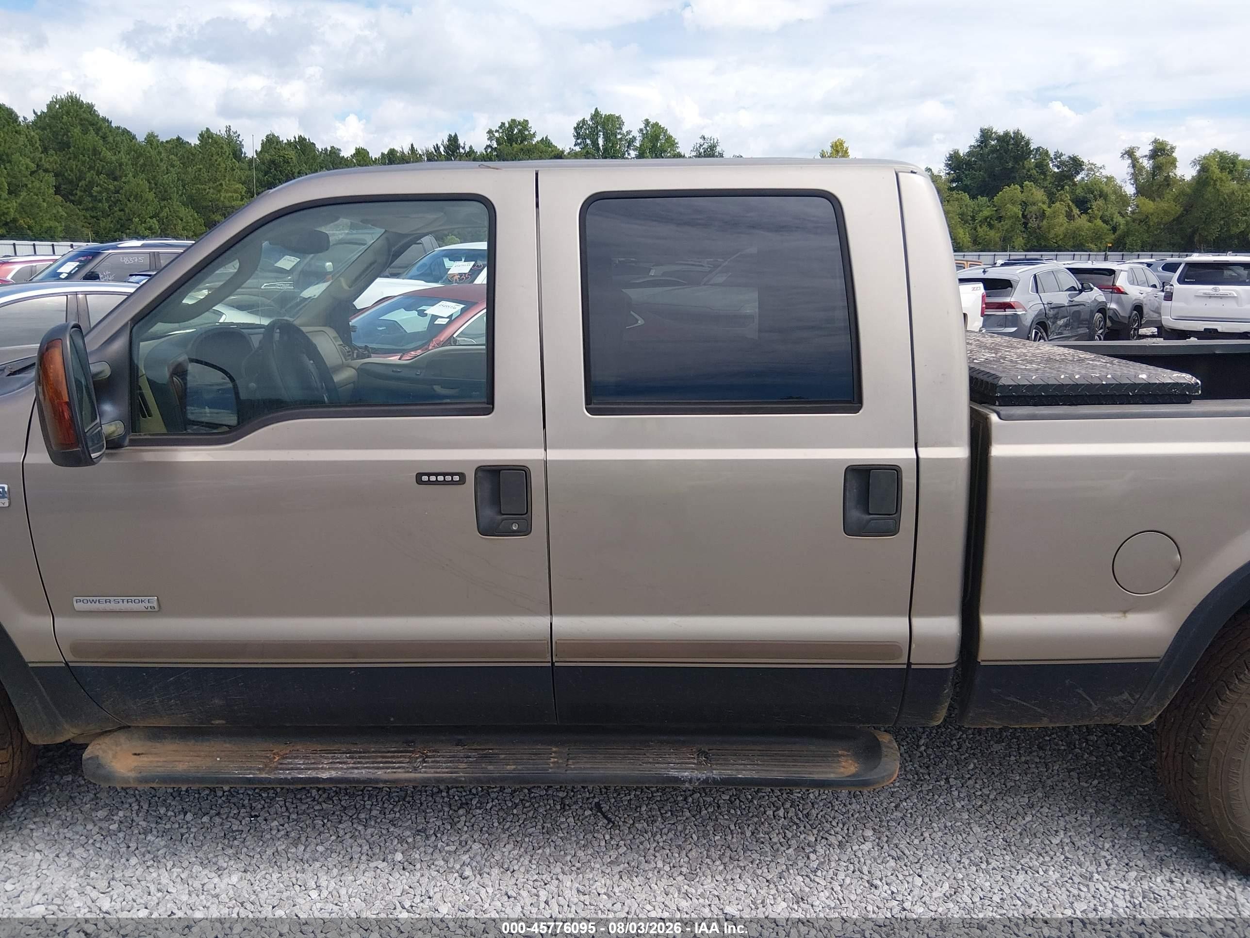 2005 Ford F-250 Lariat/xl/xlt Gray vin: 1FTSW20P15EA55809