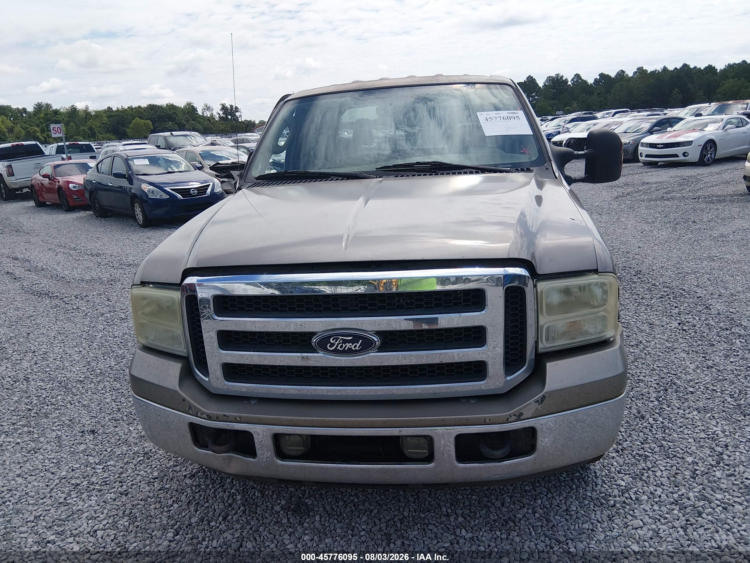 2005 Ford F-250 Lariat/xl/xlt Gray vin: 1FTSW20P15EA55809
