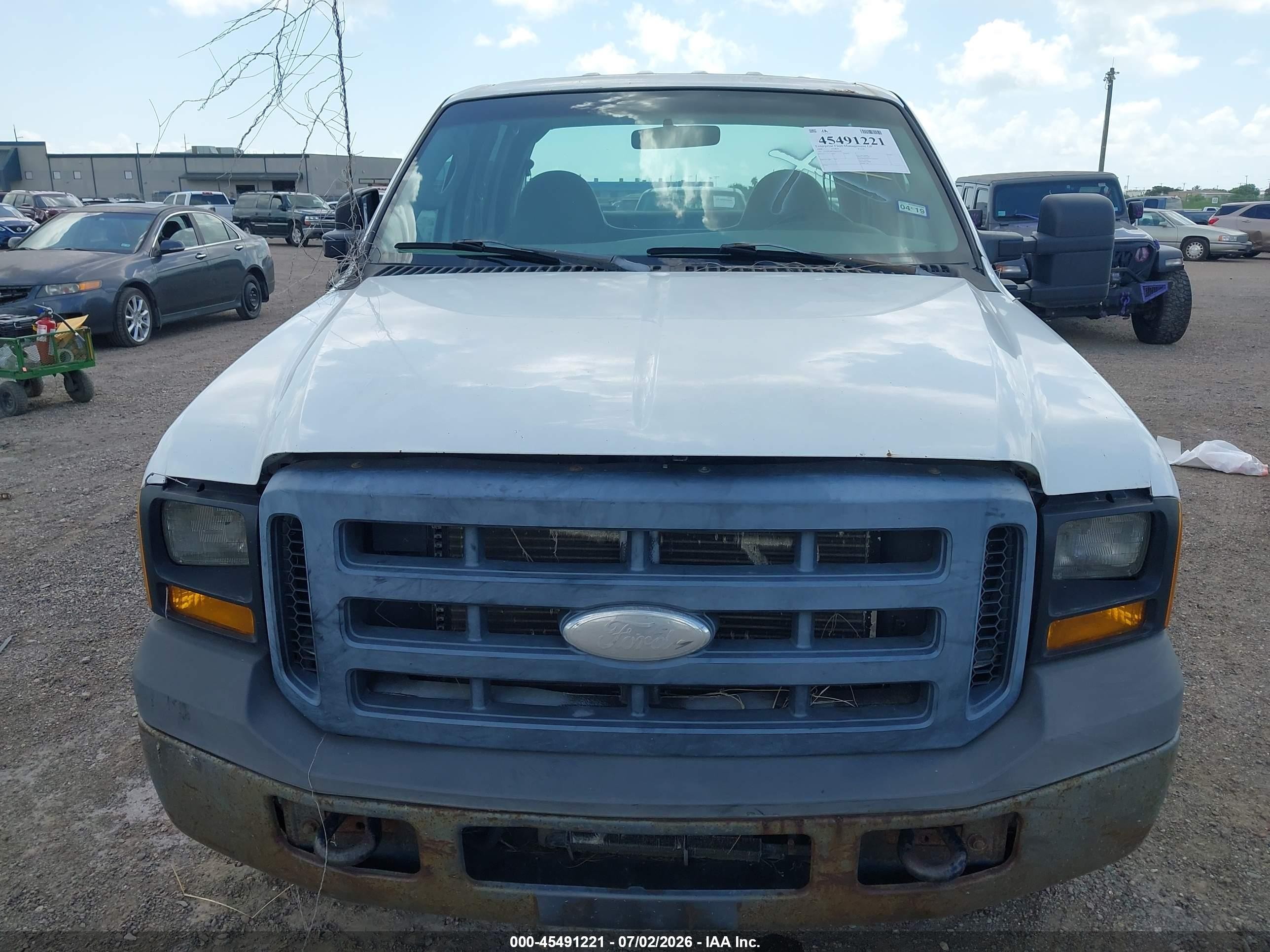 2006 Ford F-250 Lariat/xl/xlt Белый vin: 1FTSW20P16EB50386