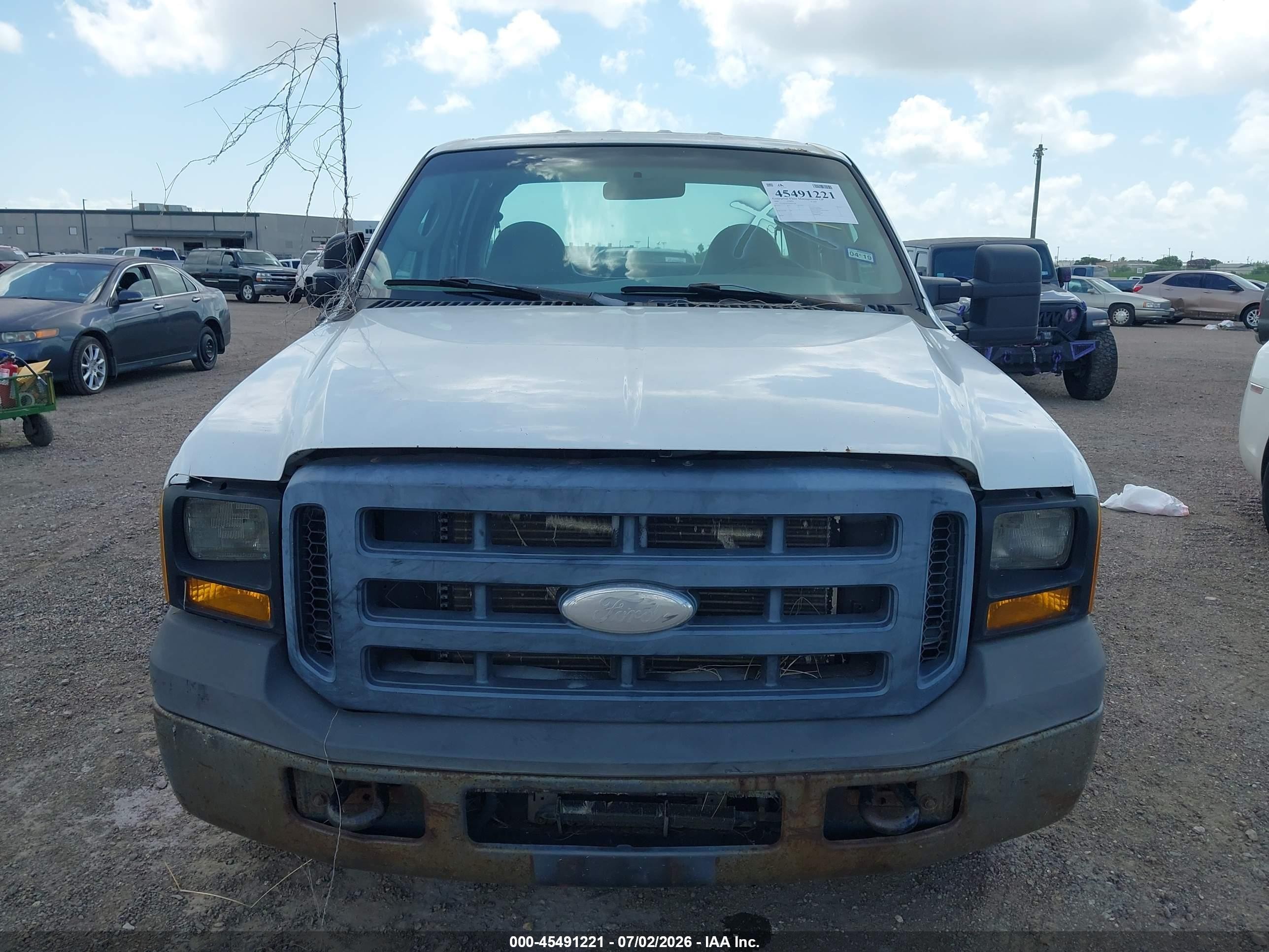 2006 Ford F-250 Lariat/xl/xlt Белый vin: 1FTSW20P16EB50386