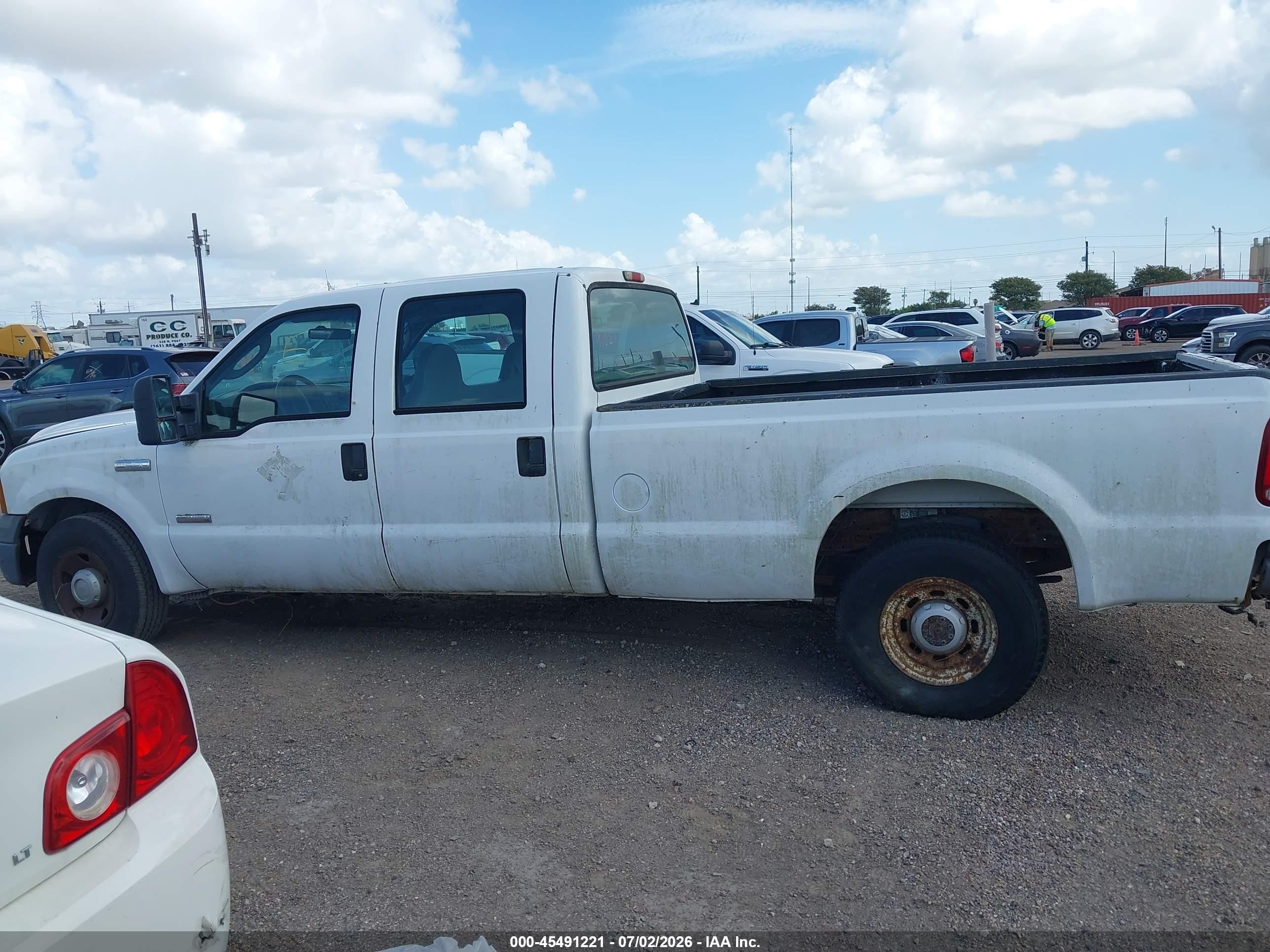 2006 Ford F-250 Lariat/xl/xlt Белый vin: 1FTSW20P16EB50386