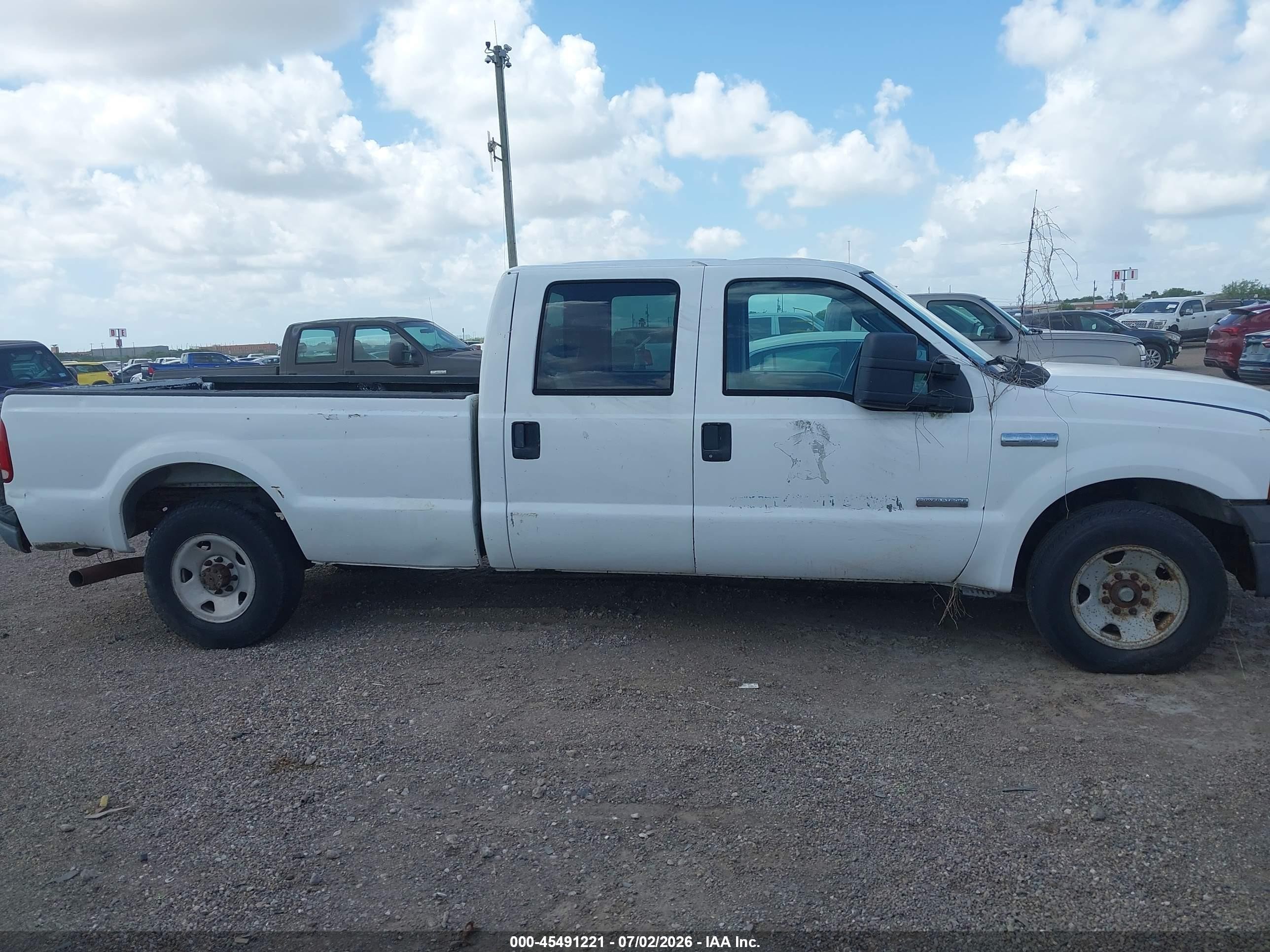 2006 Ford F-250 Lariat/xl/xlt Белый vin: 1FTSW20P16EB50386