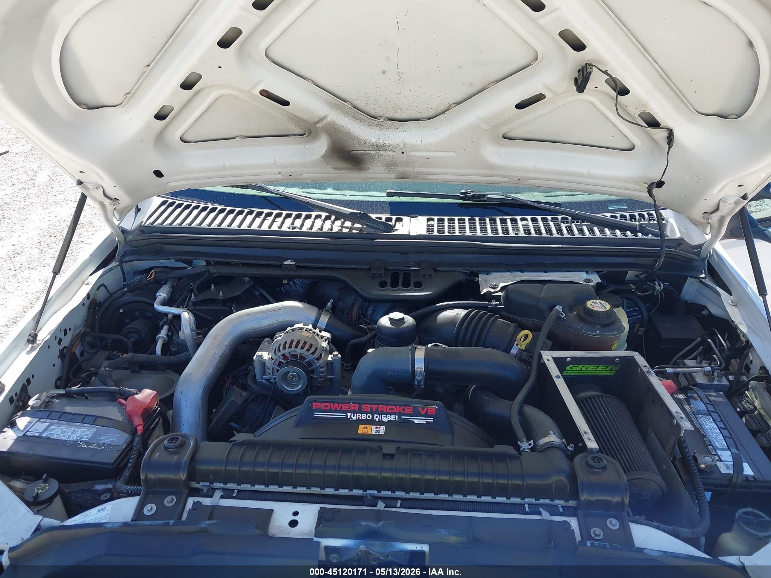 2007 Ford F-250 Lariat/xl/xlt White vin: 1FTSW20P17EA30380