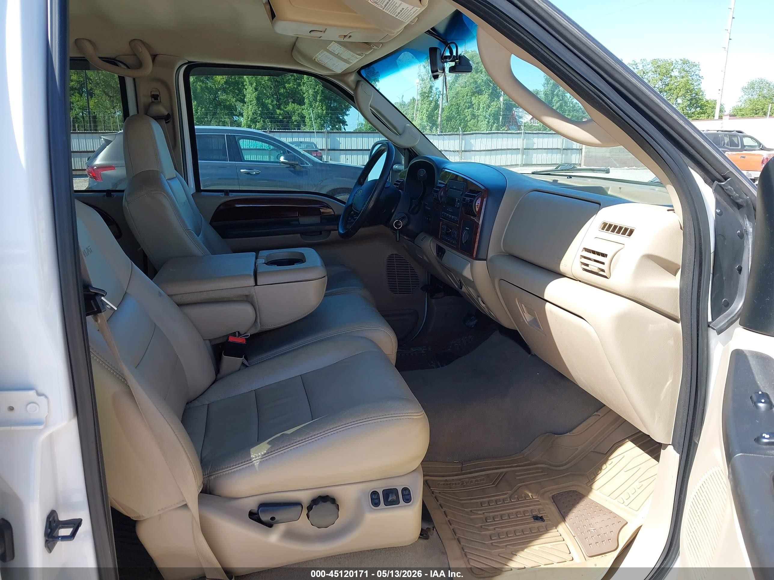 2007 Ford F-250 Lariat/xl/xlt White vin: 1FTSW20P17EA30380