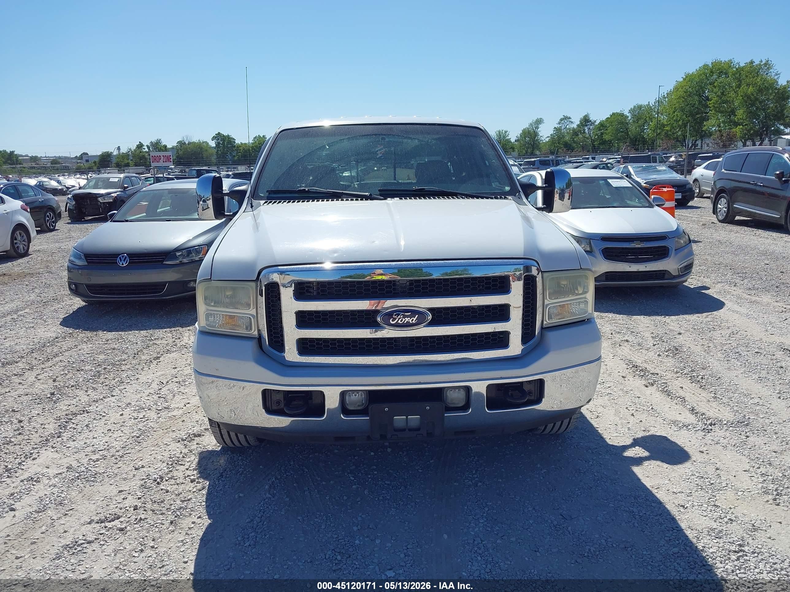 2007 Ford F-250 Lariat/xl/xlt White vin: 1FTSW20P17EA30380