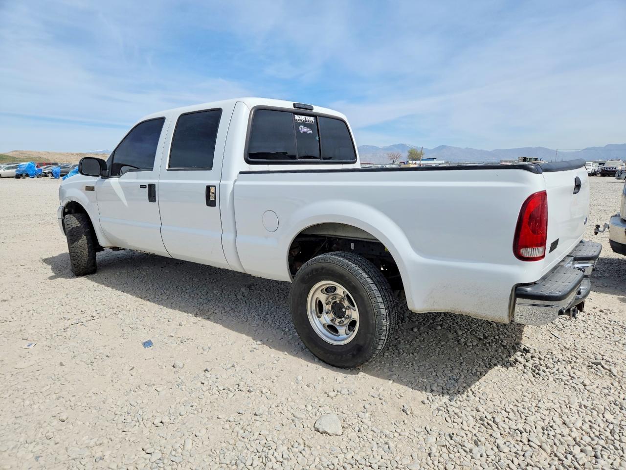 2005 Ford F250 Super Duty Белый vin: 1FTSW20P25EB17427
