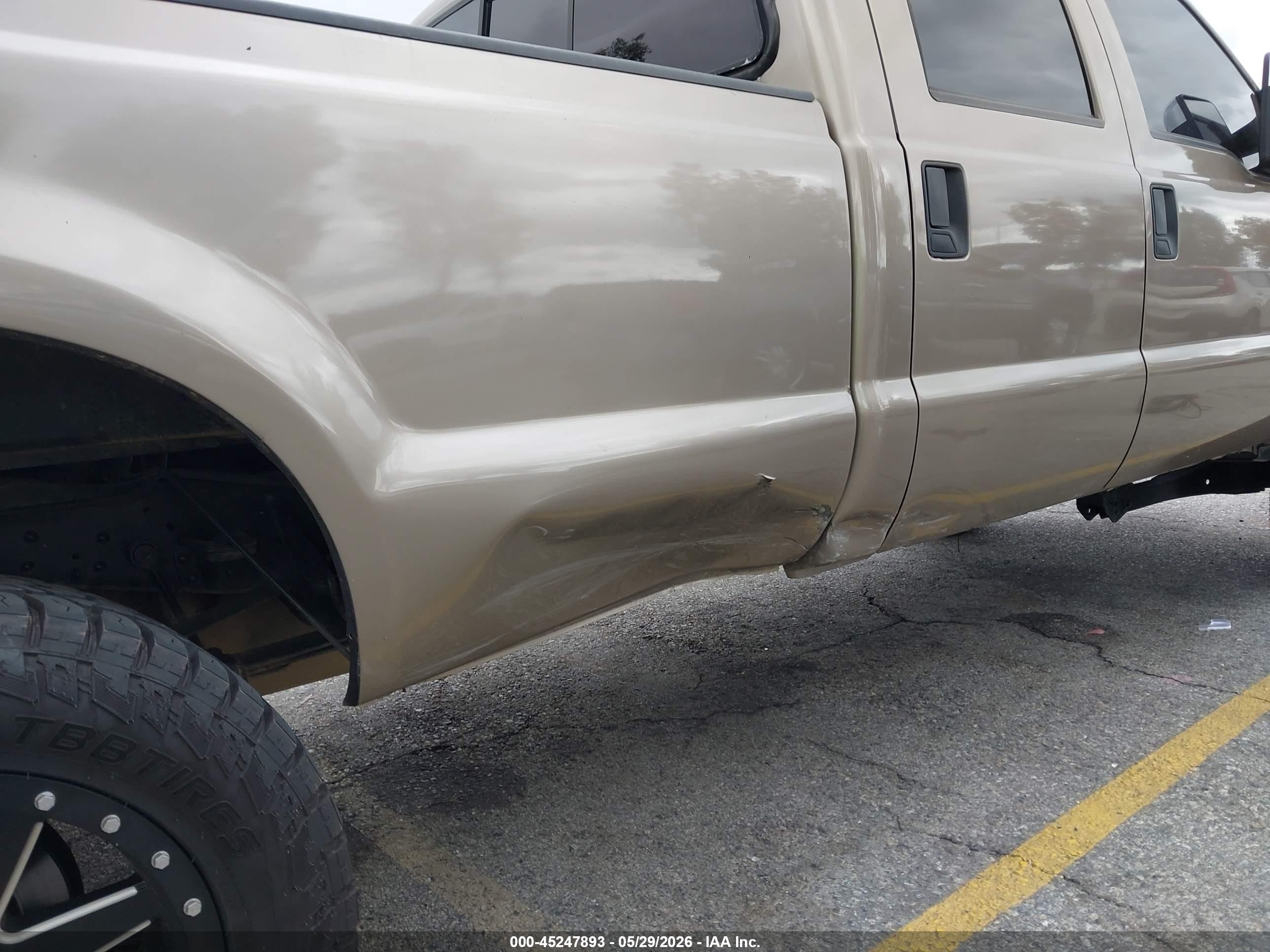 2006 Ford F-250 Lariat/xl/xlt Gold vin: 1FTSW20P26EC30330