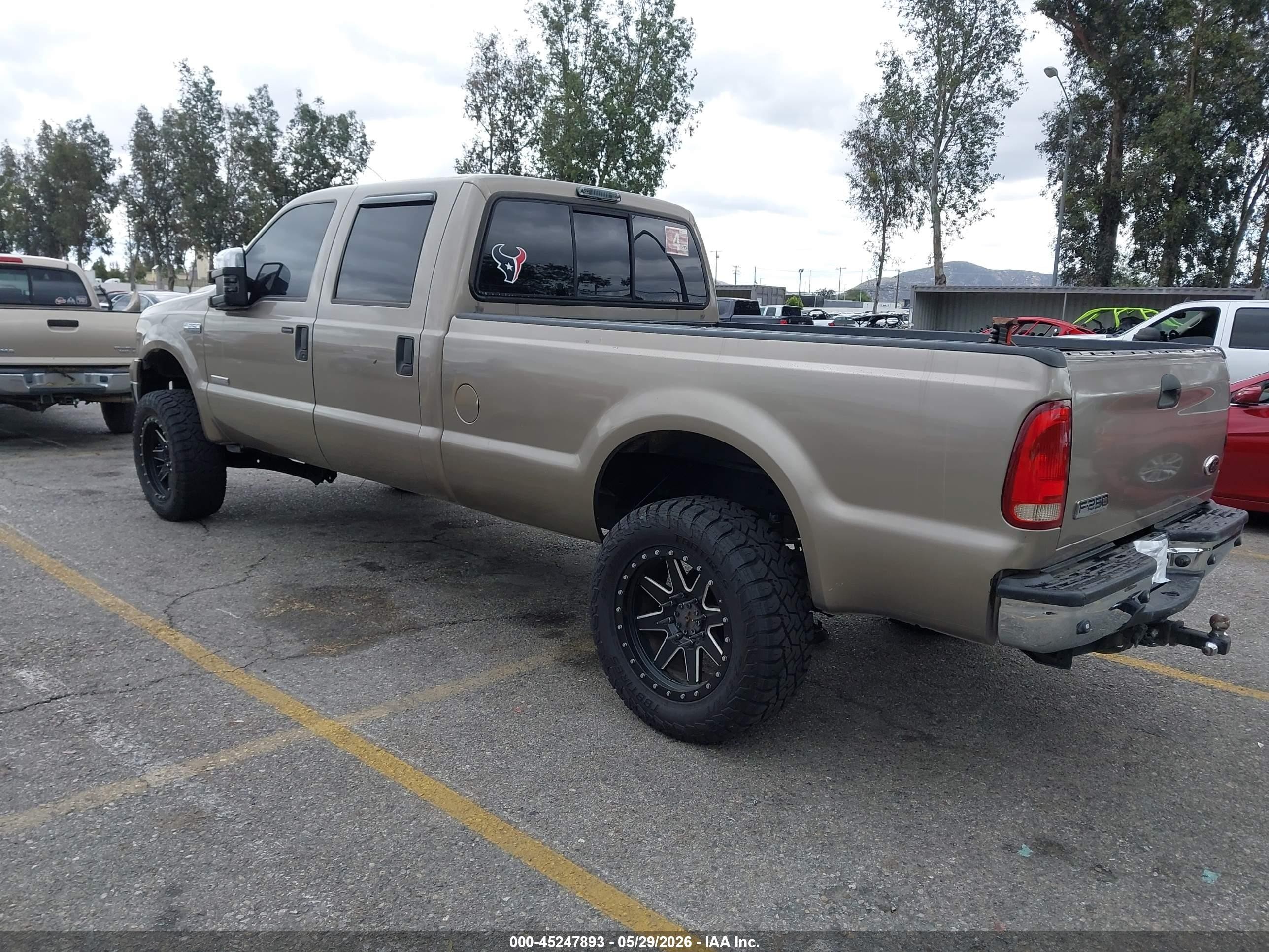 2006 Ford F-250 Lariat/xl/xlt Gold vin: 1FTSW20P26EC30330