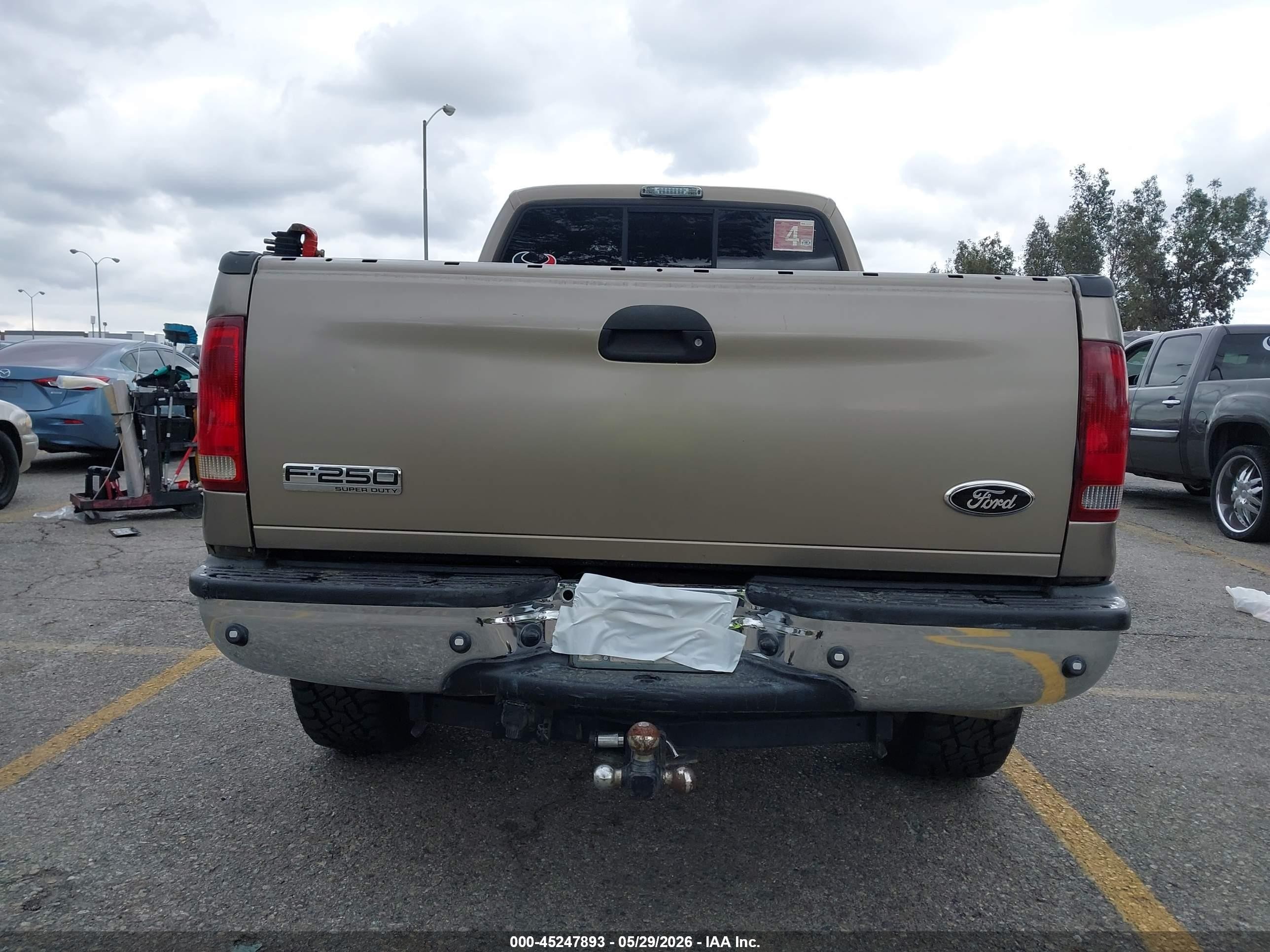 2006 Ford F-250 Lariat/xl/xlt Gold vin: 1FTSW20P26EC30330