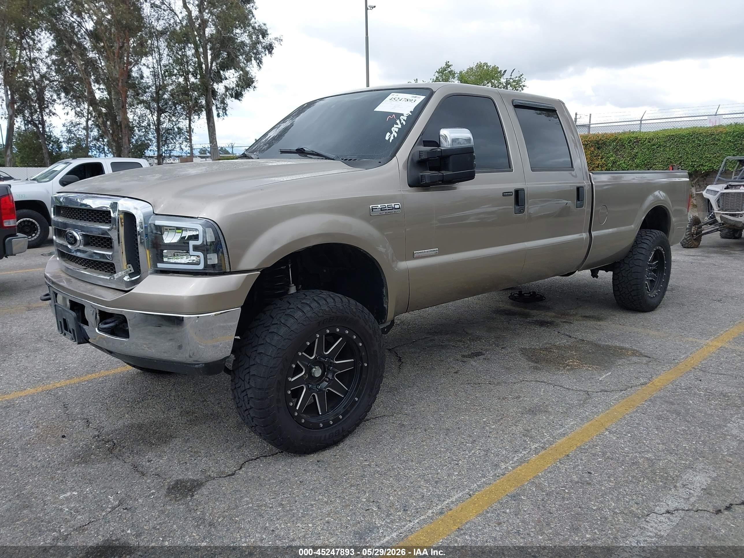 2006 Ford F-250 Lariat/xl/xlt Gold vin: 1FTSW20P26EC30330