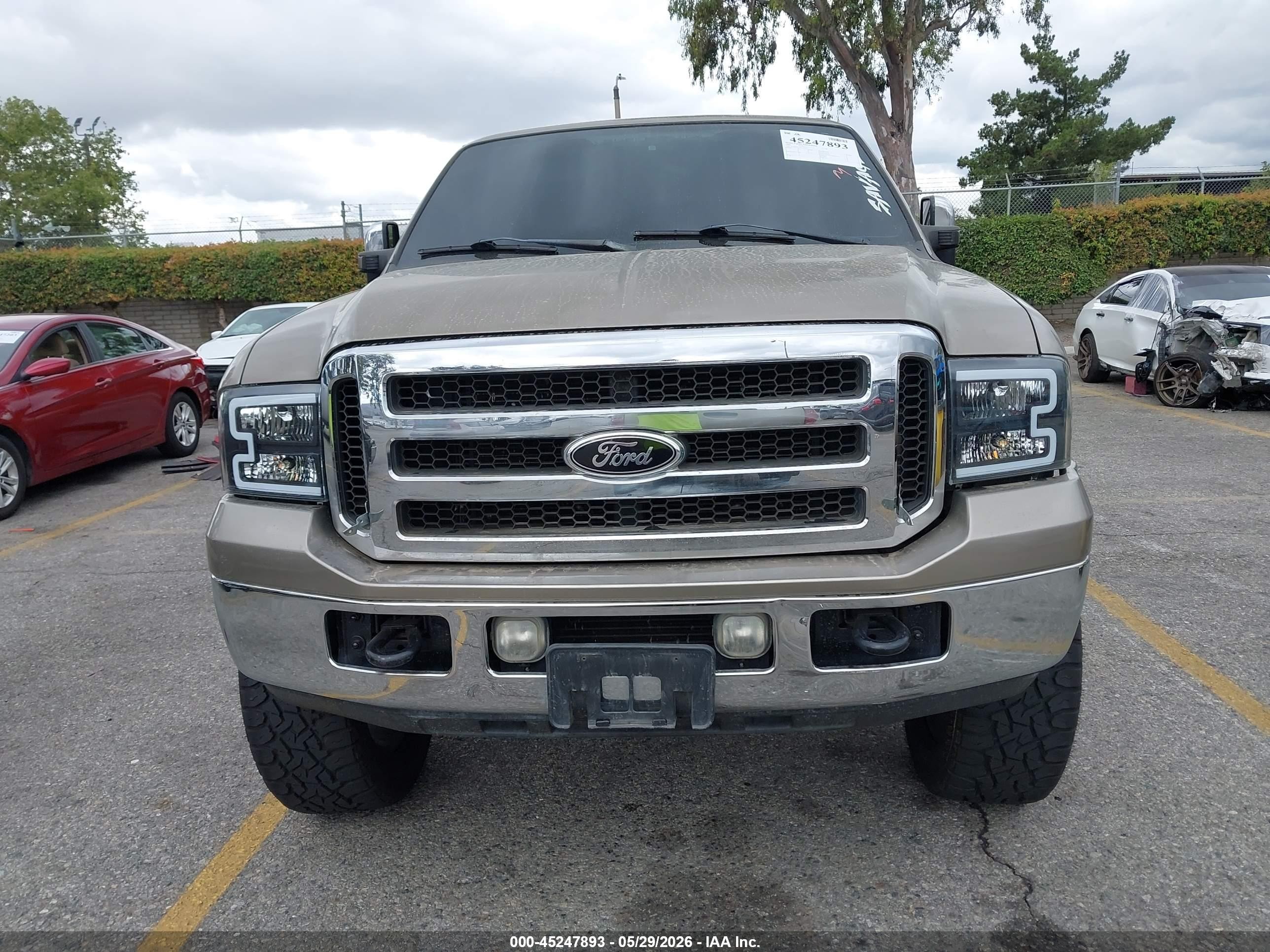 2006 Ford F-250 Lariat/xl/xlt Gold vin: 1FTSW20P26EC30330