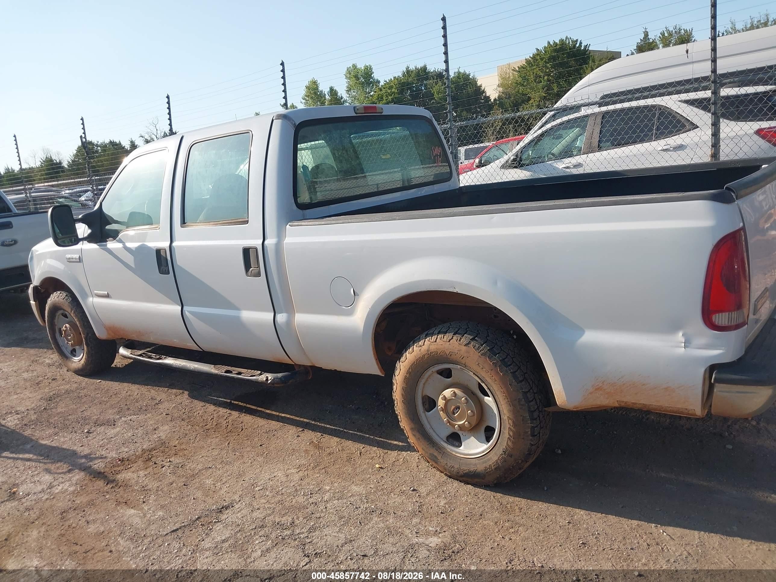 2006 Ford F-250 Lariat/xl/xlt White vin: 1FTSW20P36EB97452