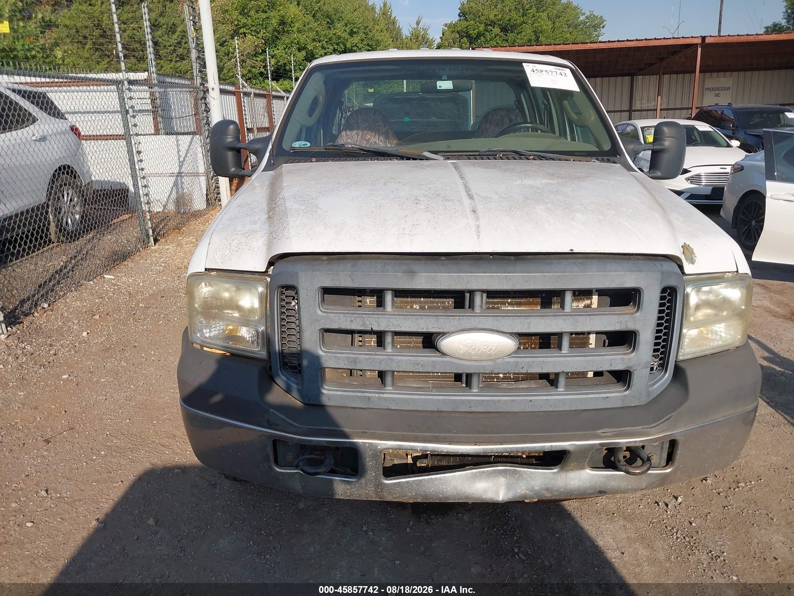 2006 Ford F-250 Lariat/xl/xlt White vin: 1FTSW20P36EB97452