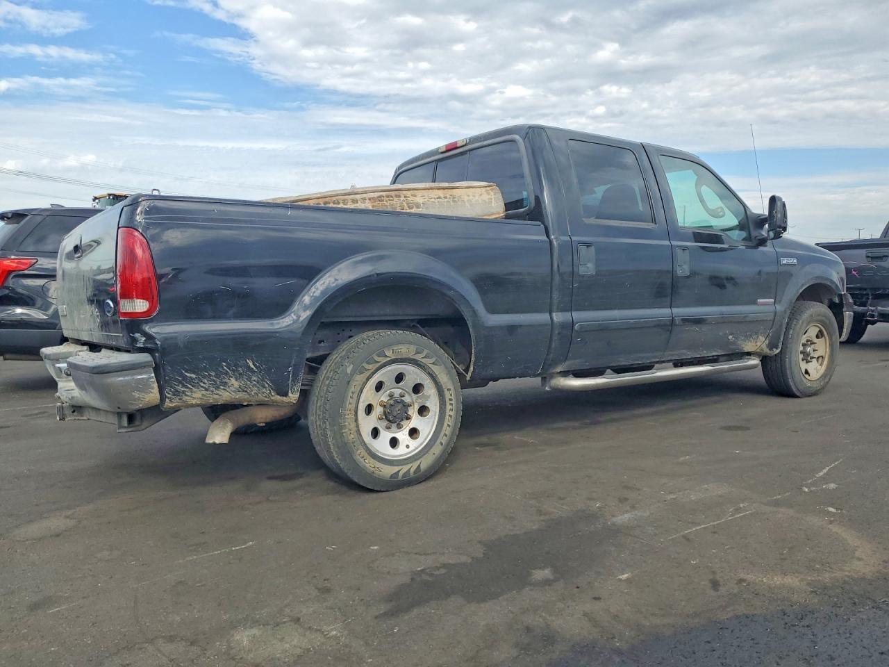 2005 Ford F250 Super Duty Black vin: 1FTSW20P65ED22099