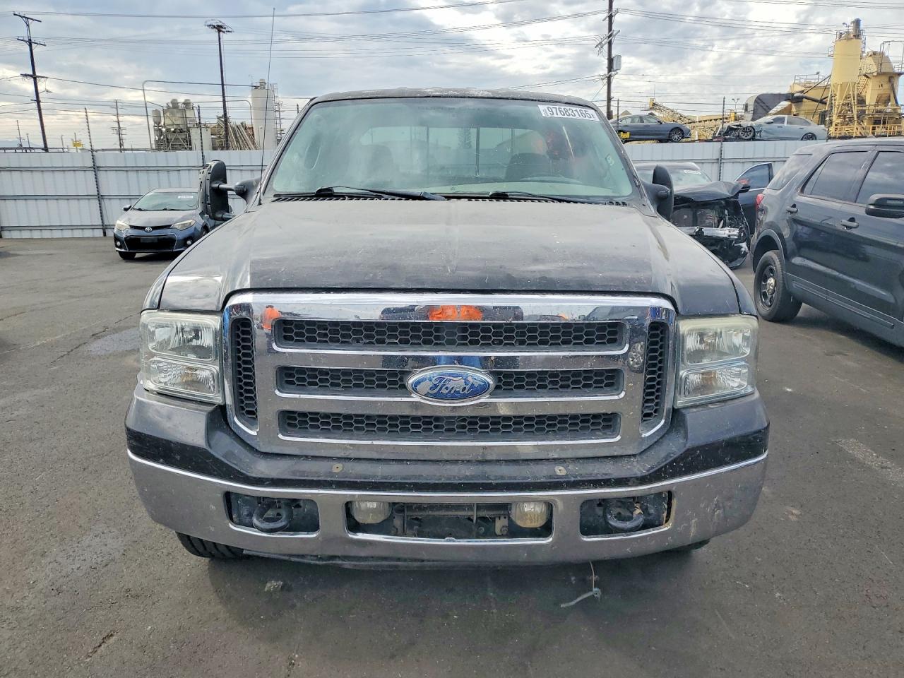 2005 Ford F250 Super Duty Black vin: 1FTSW20P65ED22099