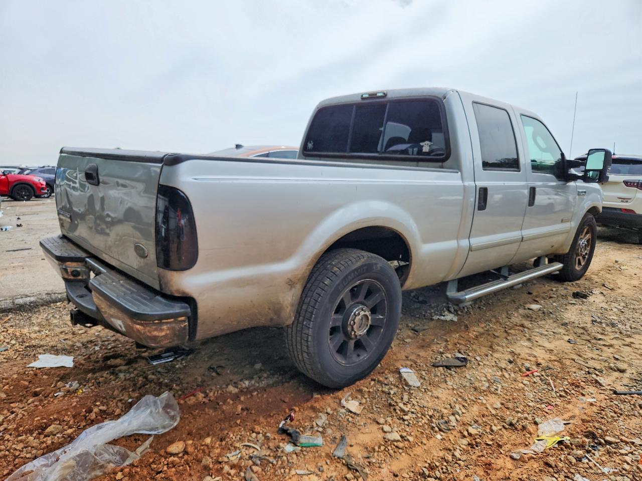 2006 Ford F250 Super Duty Silver vin: 1FTSW20P76EB22267