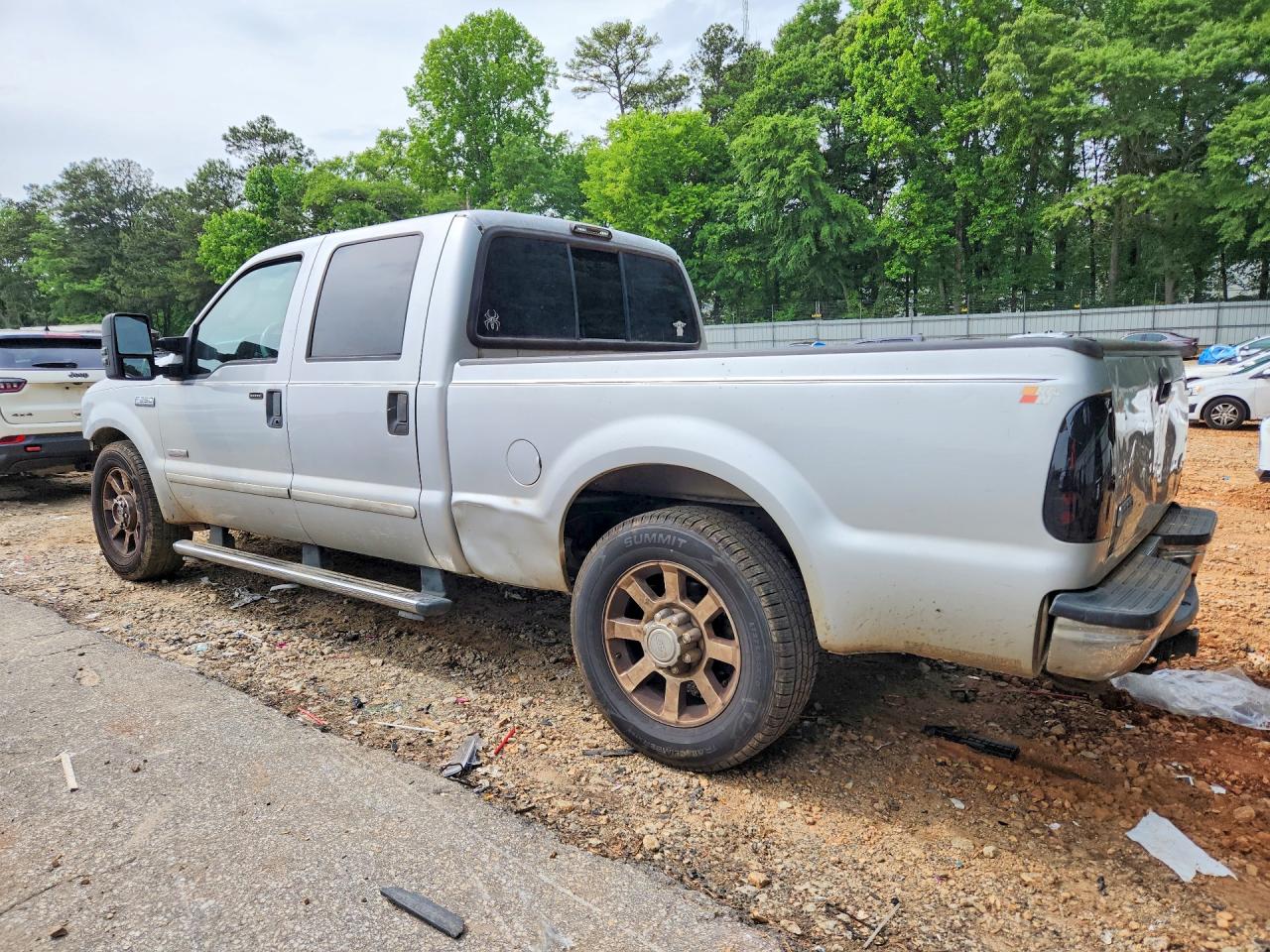 2006 Ford F250 Super Duty Silver vin: 1FTSW20P76EB22267