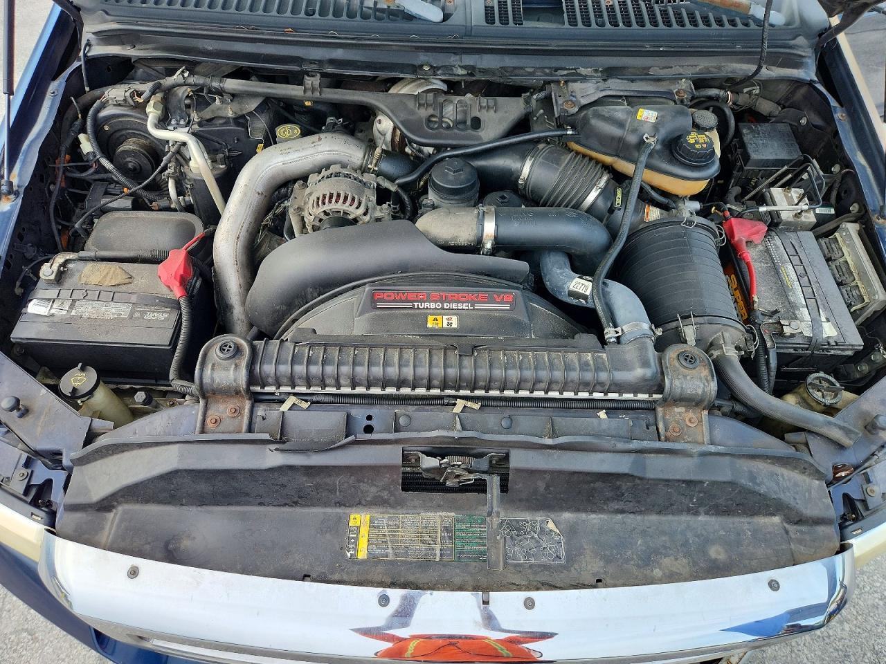 2005 Ford F250 Super Duty Blue vin: 1FTSW20P85EC65050