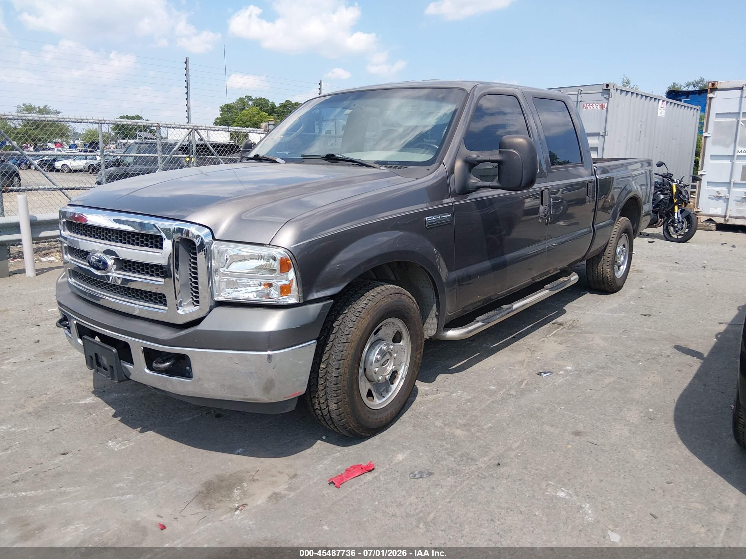 2007 Ford F-250   Gray vin: 1FTSW20P87EA41263