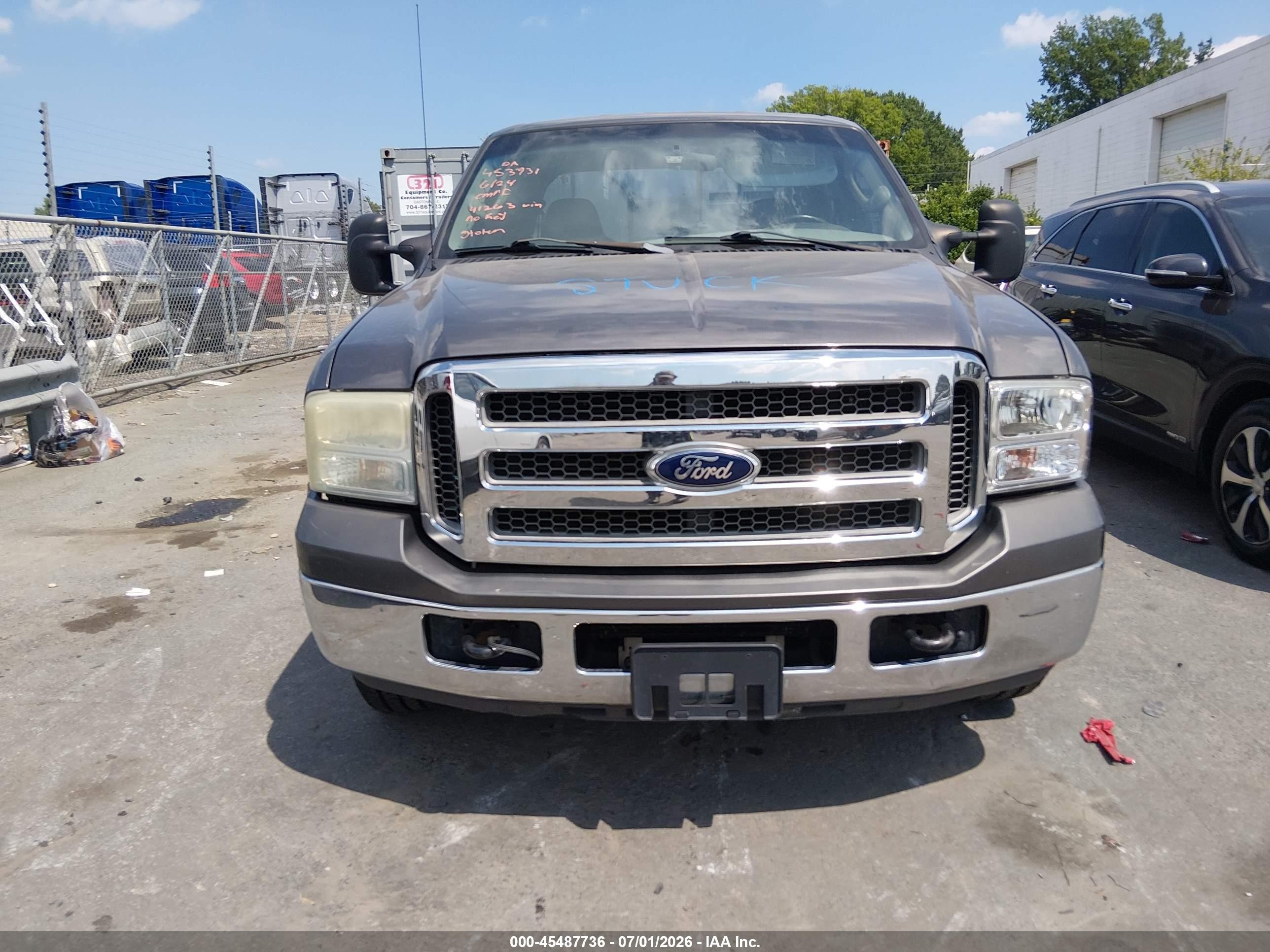 2007 Ford F-250   Gray vin: 1FTSW20P87EA41263