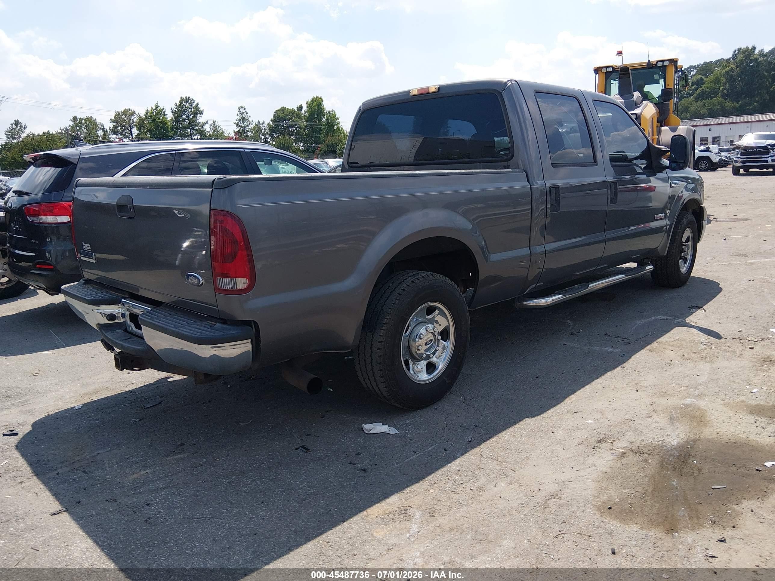 2007 Ford F-250   Gray vin: 1FTSW20P87EA41263