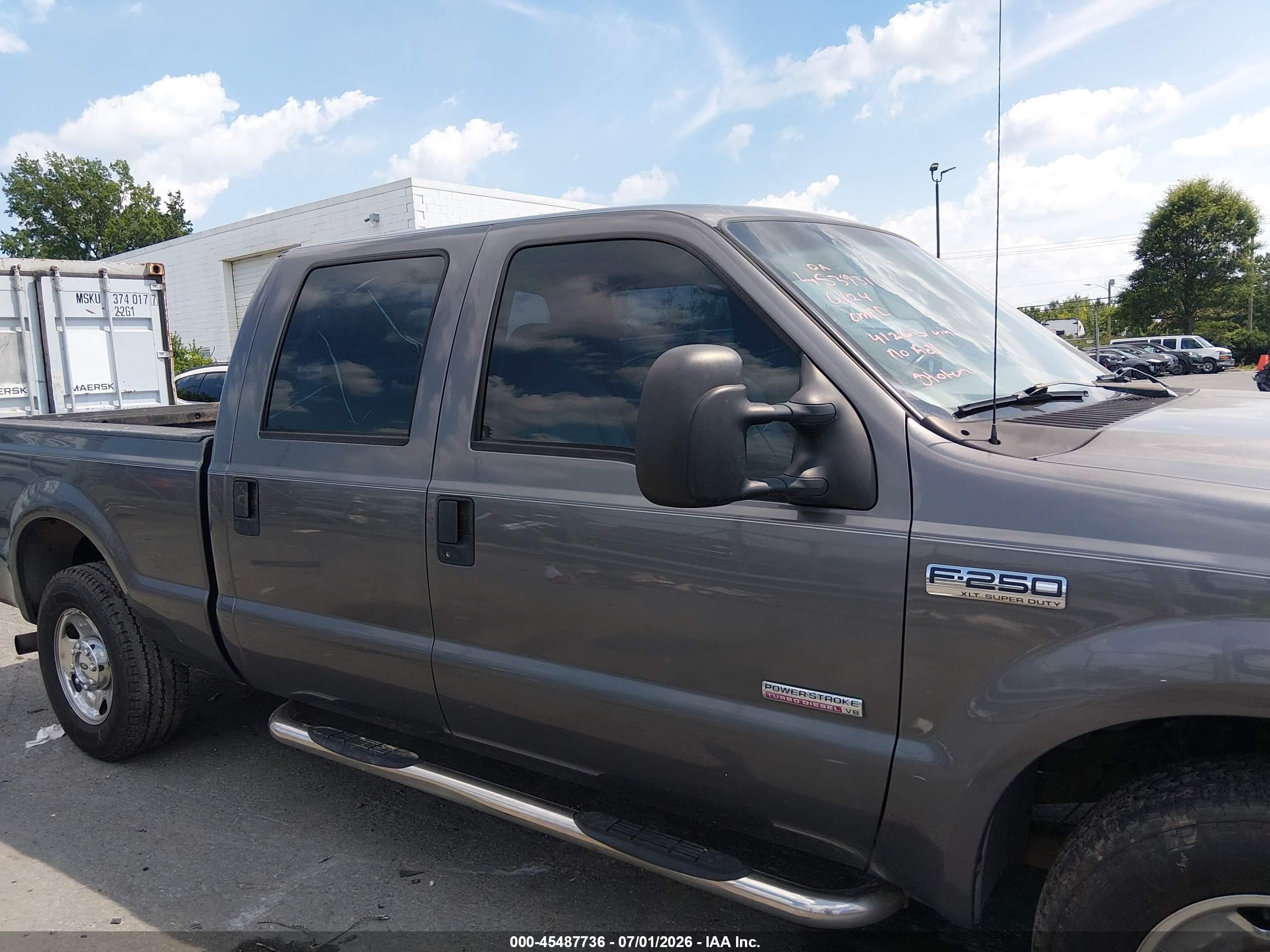 2007 Ford F-250   Gray vin: 1FTSW20P87EA41263