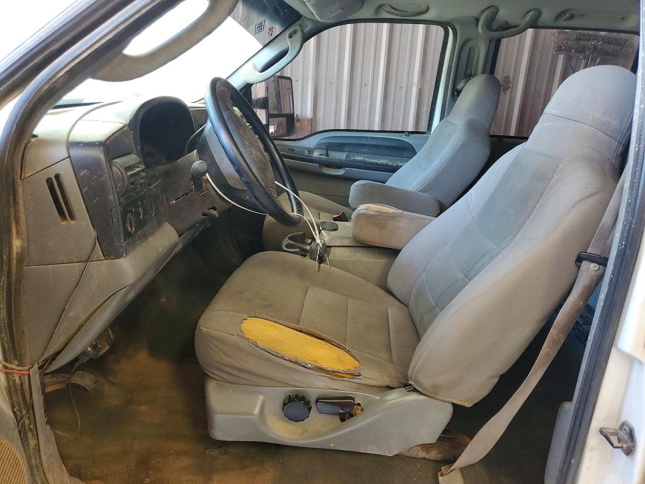 2007 Ford F250 Super Duty White vin: 1FTSW20P87EB21520