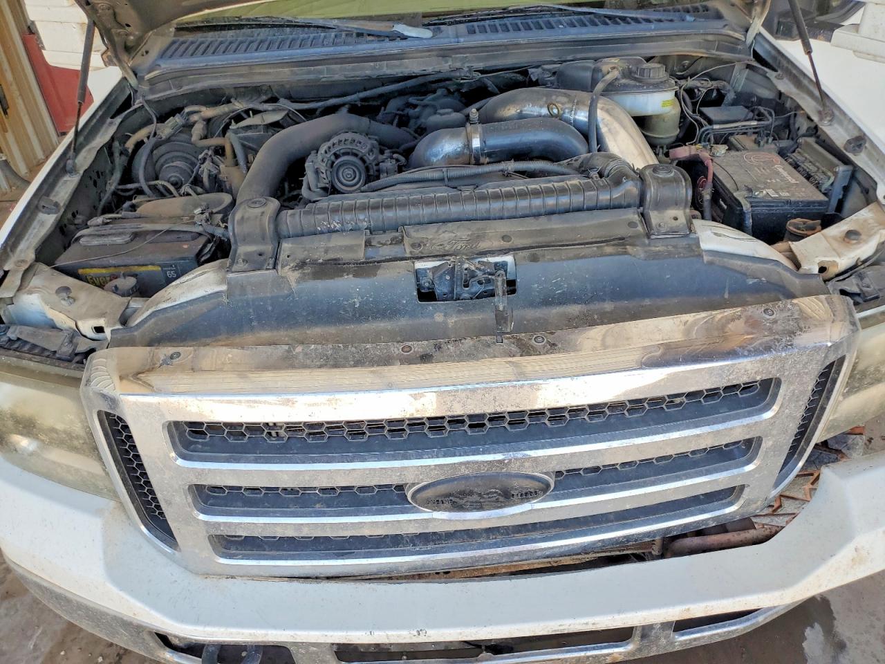 2007 Ford F250 Super Duty White vin: 1FTSW20P87EB21520