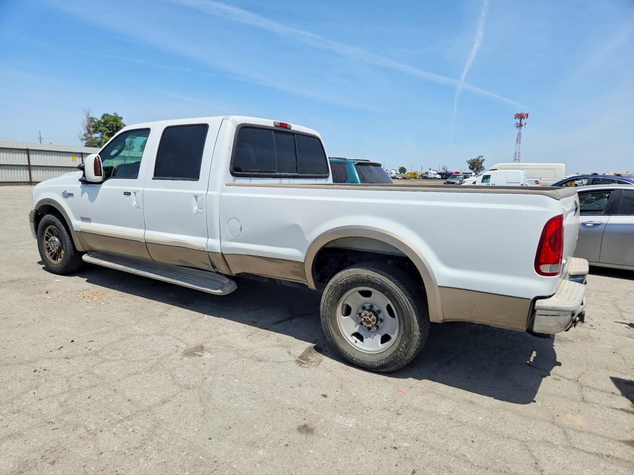 2005 Ford F250 Super Duty Белый vin: 1FTSW20P95EB17537