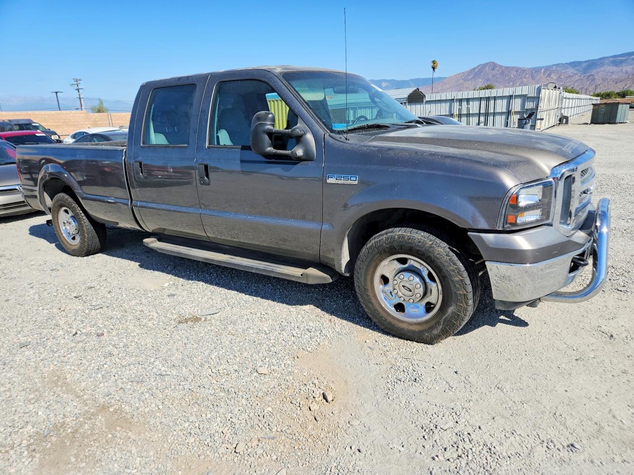 2006 Ford F250 Super Duty Gray vin: 1FTSW20P96EC32463