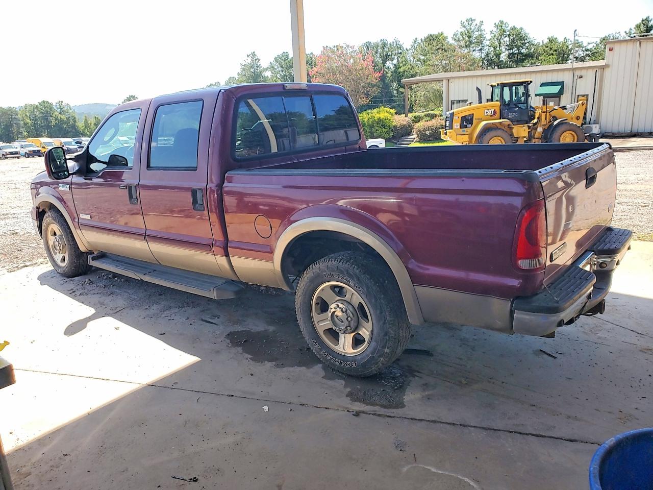 2007 Ford F250 Super Duty Red vin: 1FTSW20P97EA19109