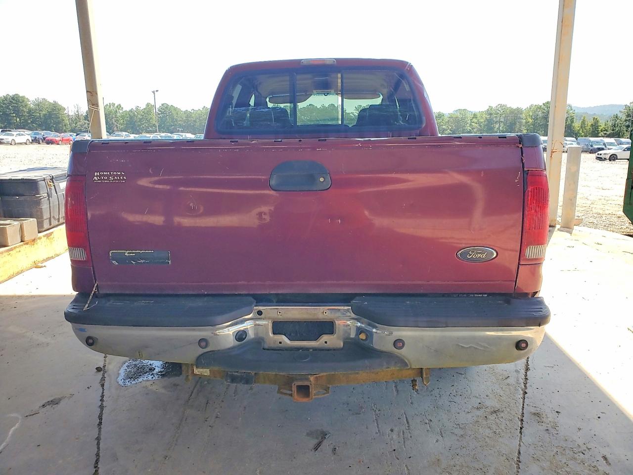 2007 Ford F250 Super Duty Red vin: 1FTSW20P97EA19109