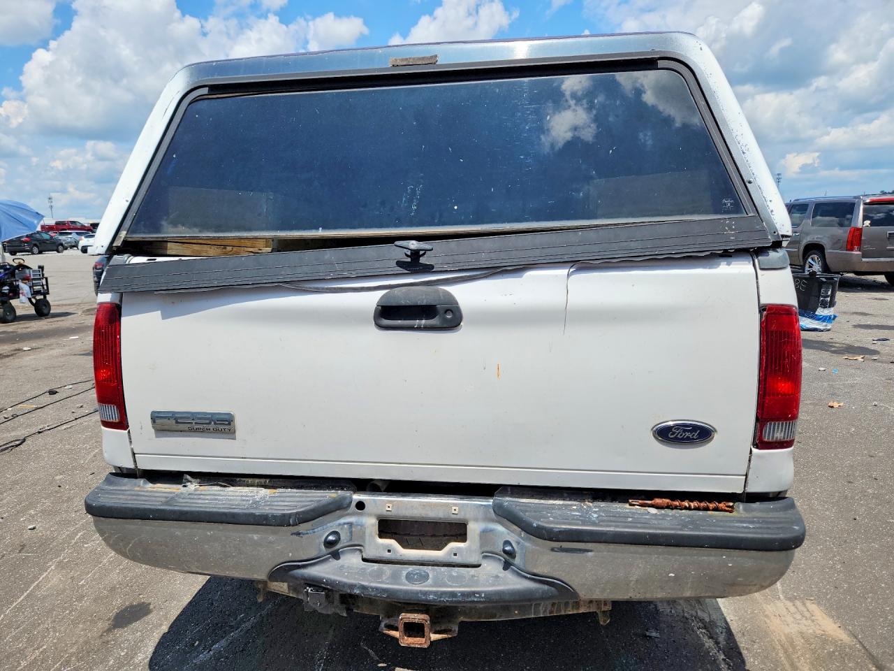 2007 Ford F250 Super Duty White vin: 1FTSW20P97EA24939
