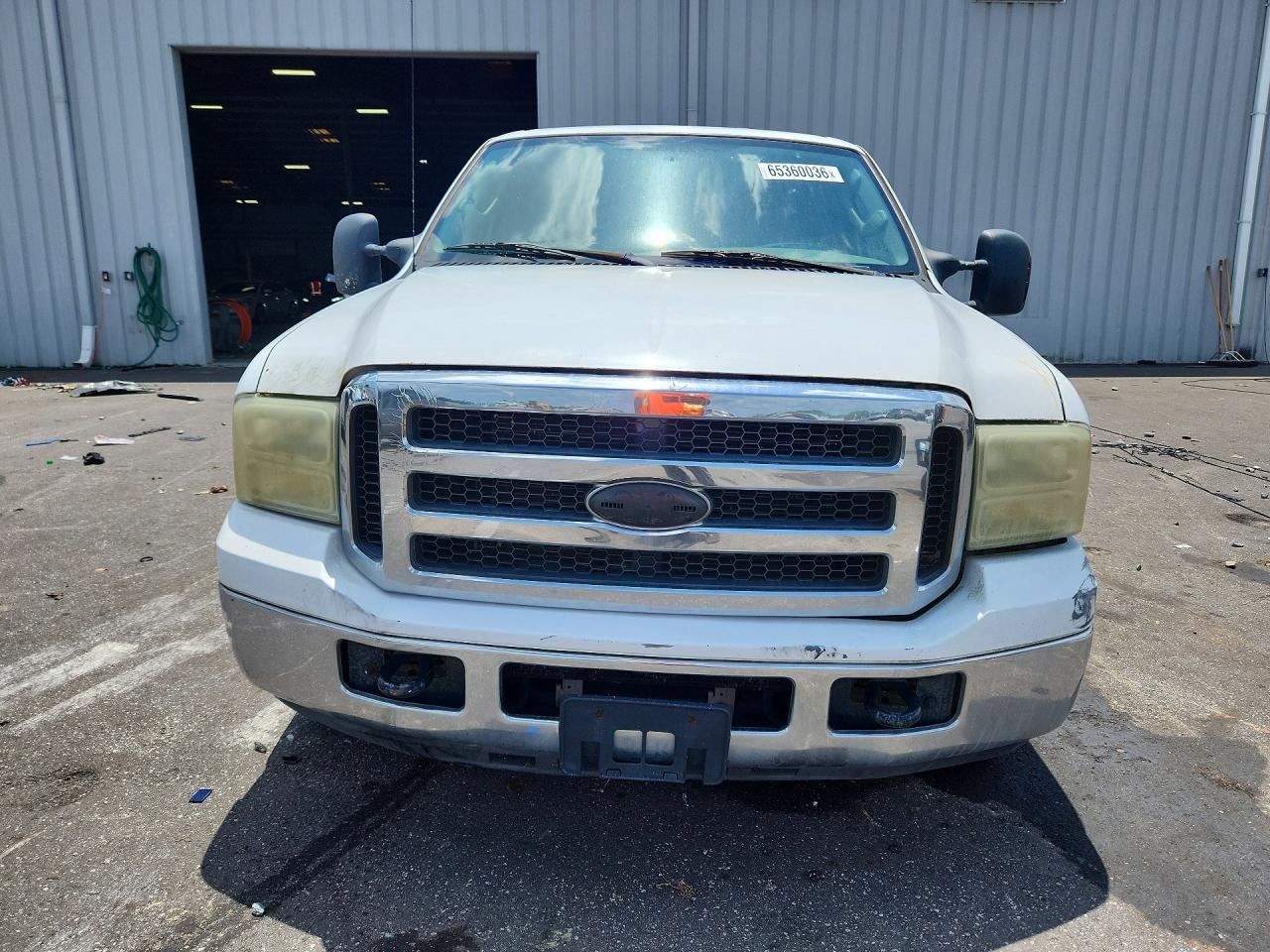 2007 Ford F250 Super Duty White vin: 1FTSW20P97EA24939