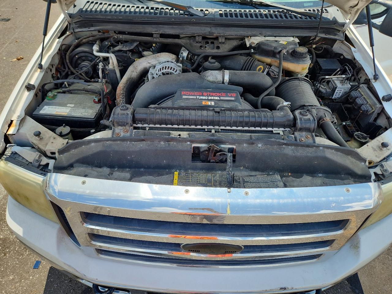 2007 Ford F250 Super Duty White vin: 1FTSW20P97EA24939