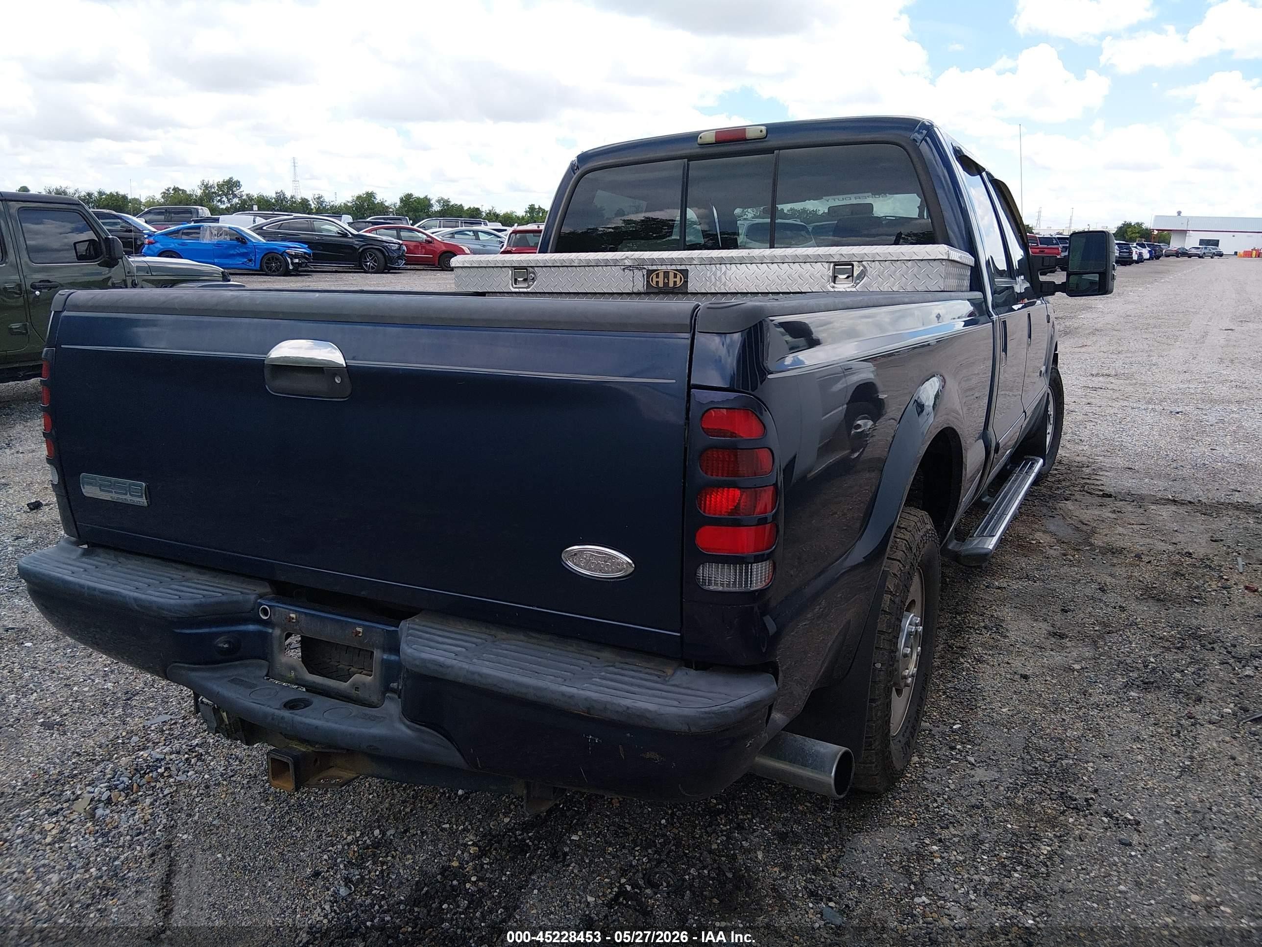 2005 Ford Super Duty F-250 Lariat/xl/xlt Blue vin: 1FTSW20PX5EA59101