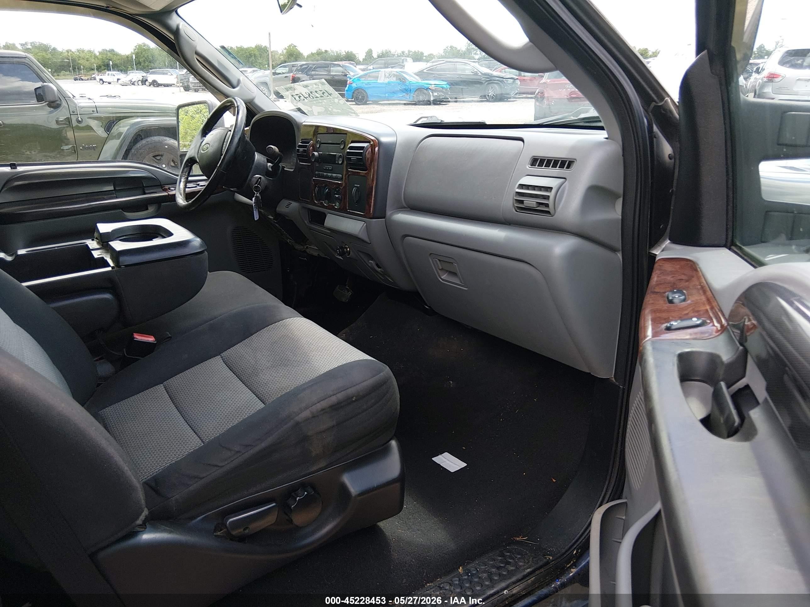 2005 Ford Super Duty F-250 Lariat/xl/xlt Blue vin: 1FTSW20PX5EA59101