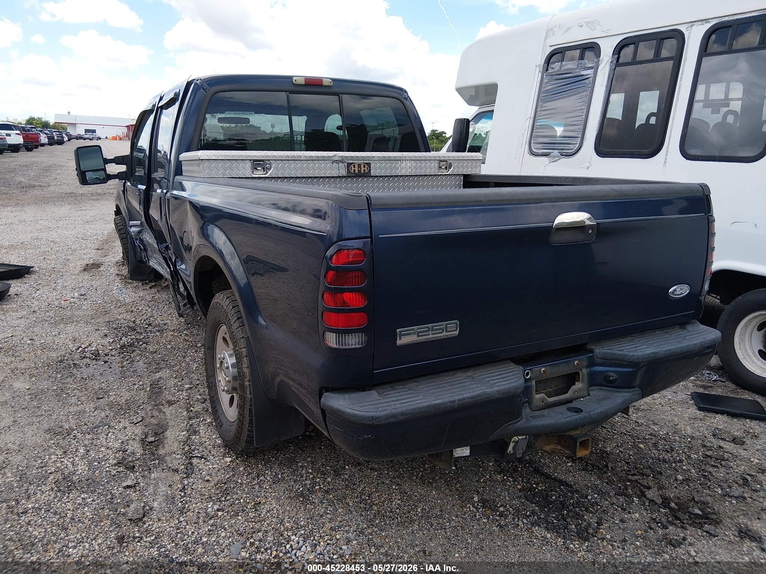 2005 Ford Super Duty F-250 Lariat/xl/xlt Blue vin: 1FTSW20PX5EA59101