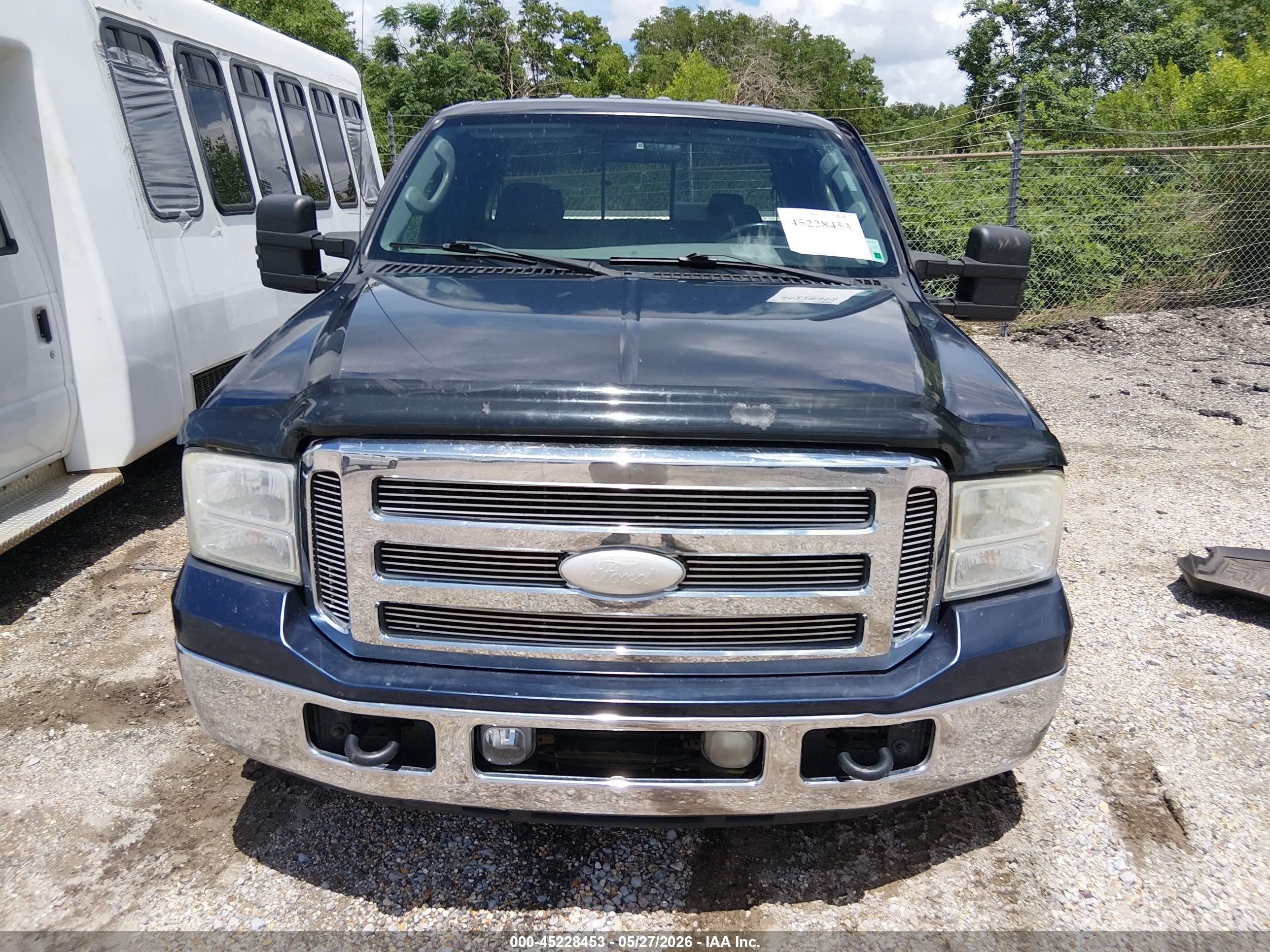 2005 Ford Super Duty F-250 Lariat/xl/xlt Blue vin: 1FTSW20PX5EA59101