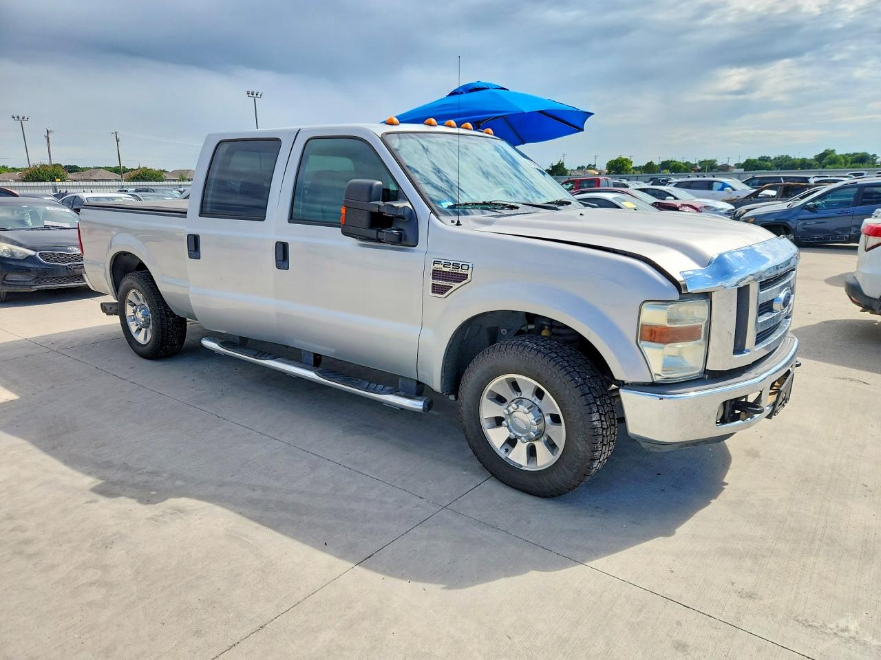 2008 Ford F250 Super Duty Silver vin: 1FTSW20R08EC06208