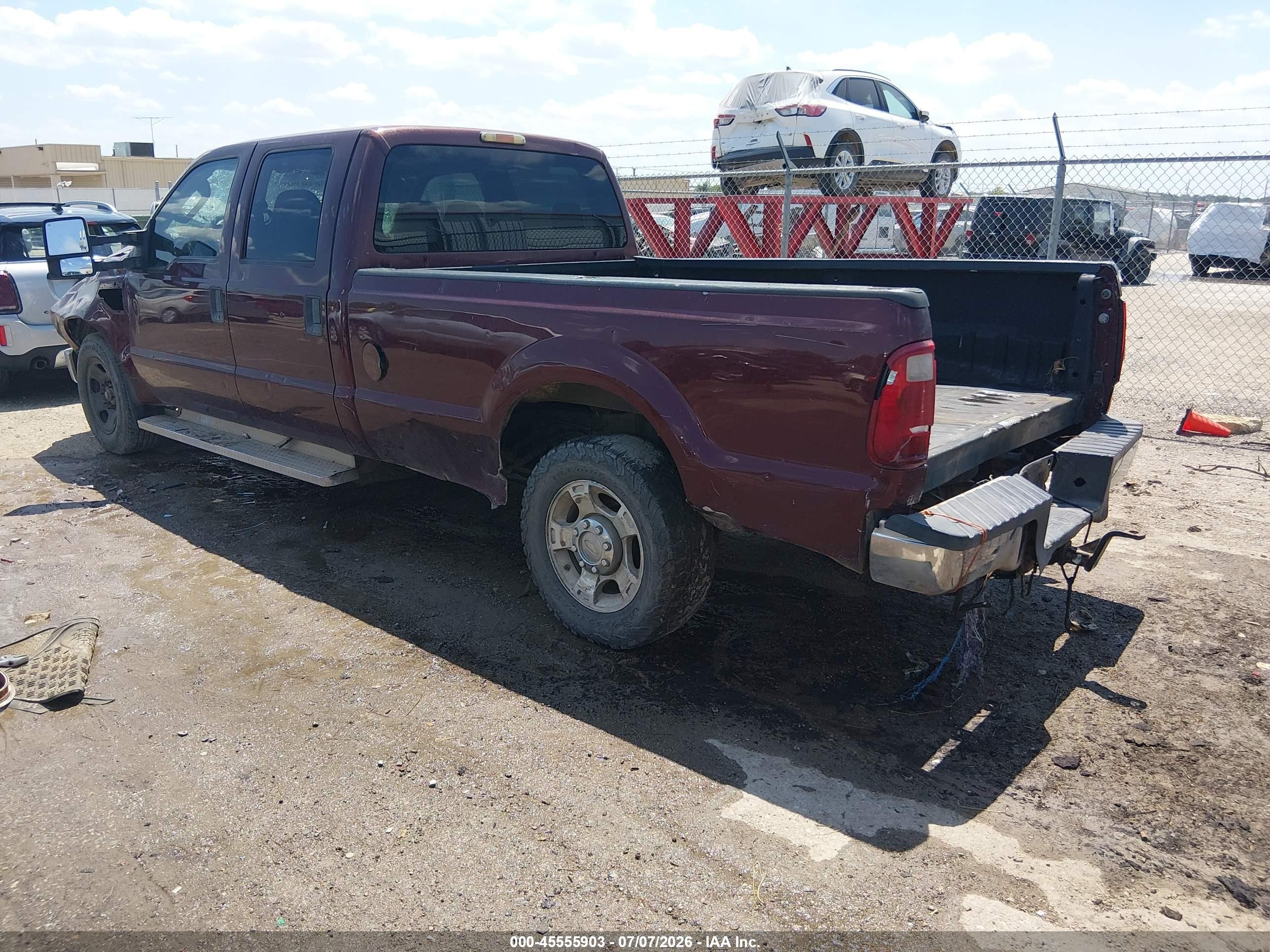 2009 Ford Super Duty F-250 Srw King Ranch/lariat/xl/xlt Maroon vin: 1FTSW20R19EA62427