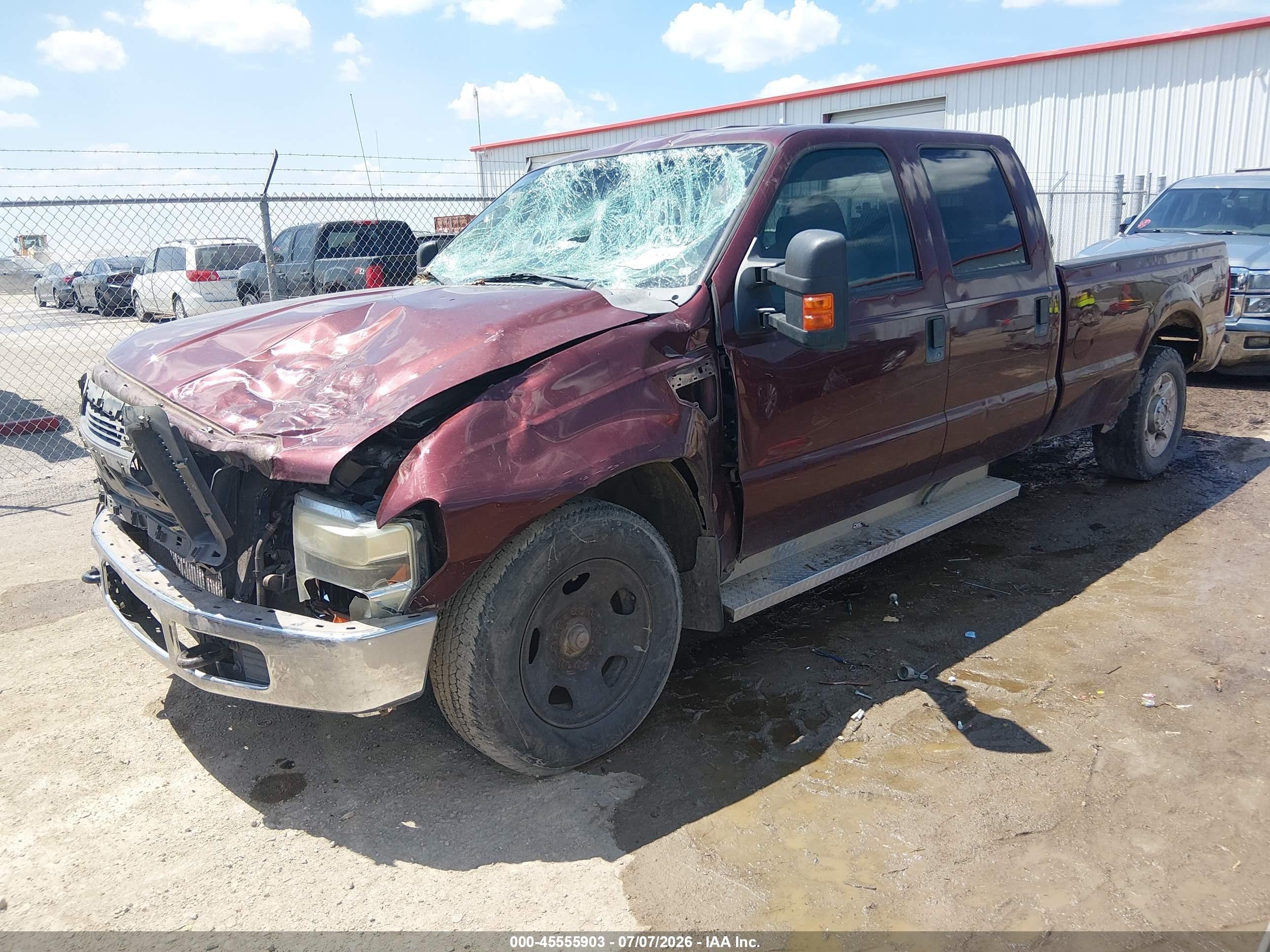 2009 Ford Super Duty F-250 Srw King Ranch/lariat/xl/xlt Maroon vin: 1FTSW20R19EA62427