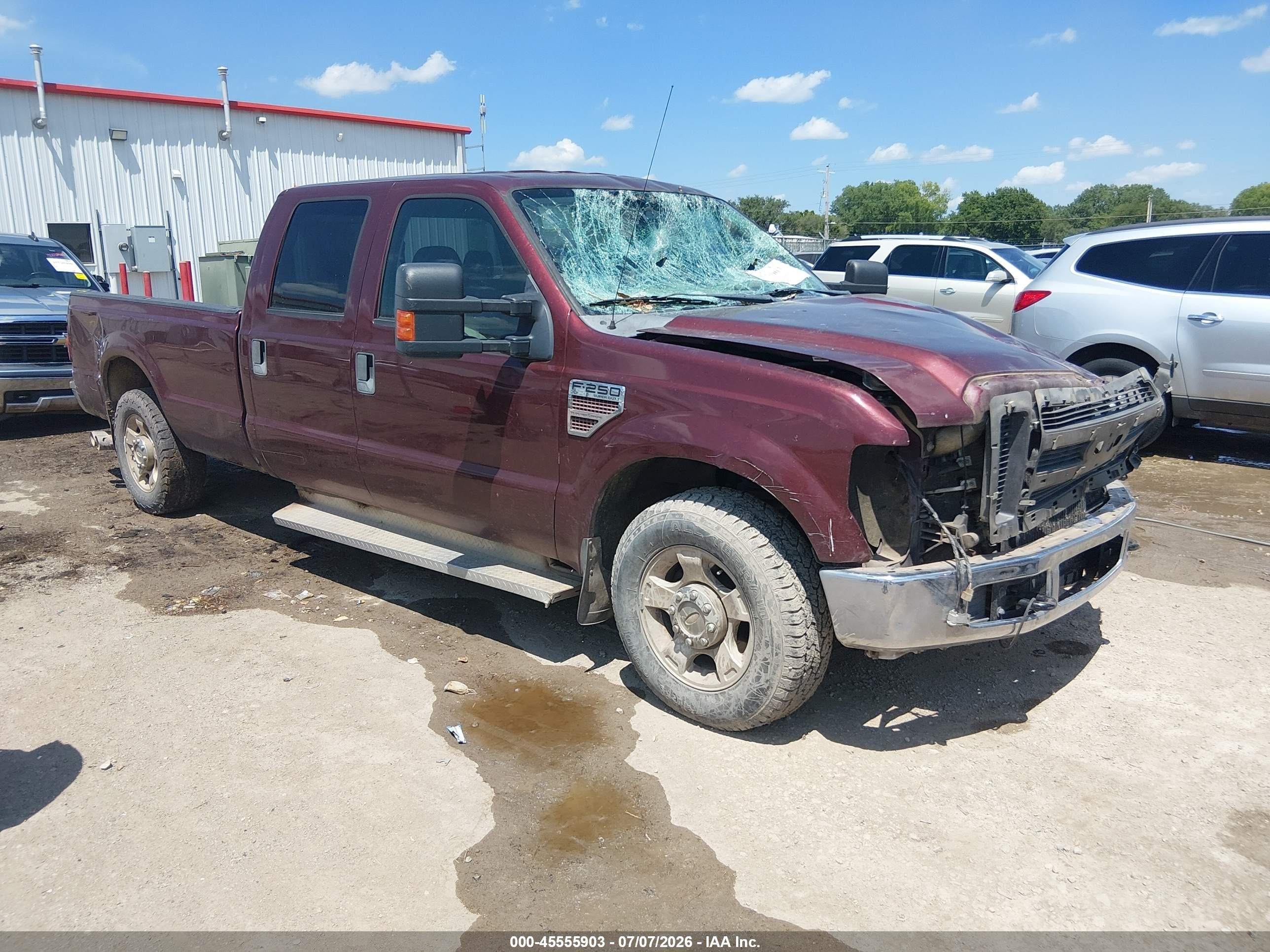 2009 Ford Super Duty F-250 Srw King Ranch/lariat/xl/xlt Maroon vin: 1FTSW20R19EA62427