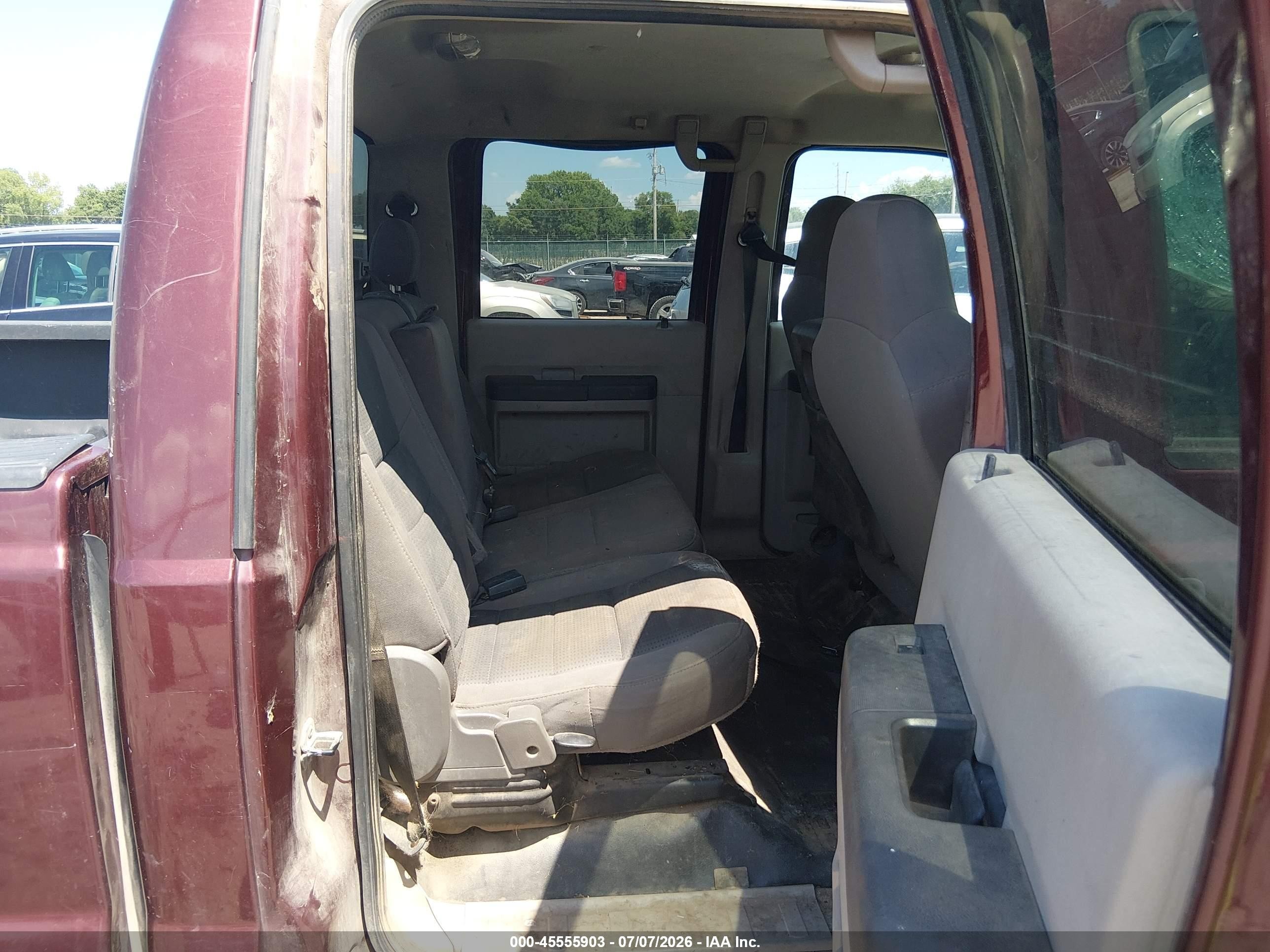 2009 Ford Super Duty F-250 Srw King Ranch/lariat/xl/xlt Maroon vin: 1FTSW20R19EA62427